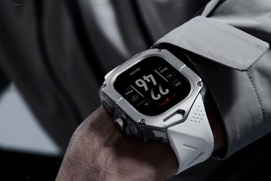 aulumu’s First Titanium Apple Watch Ultra Case & Band Combo