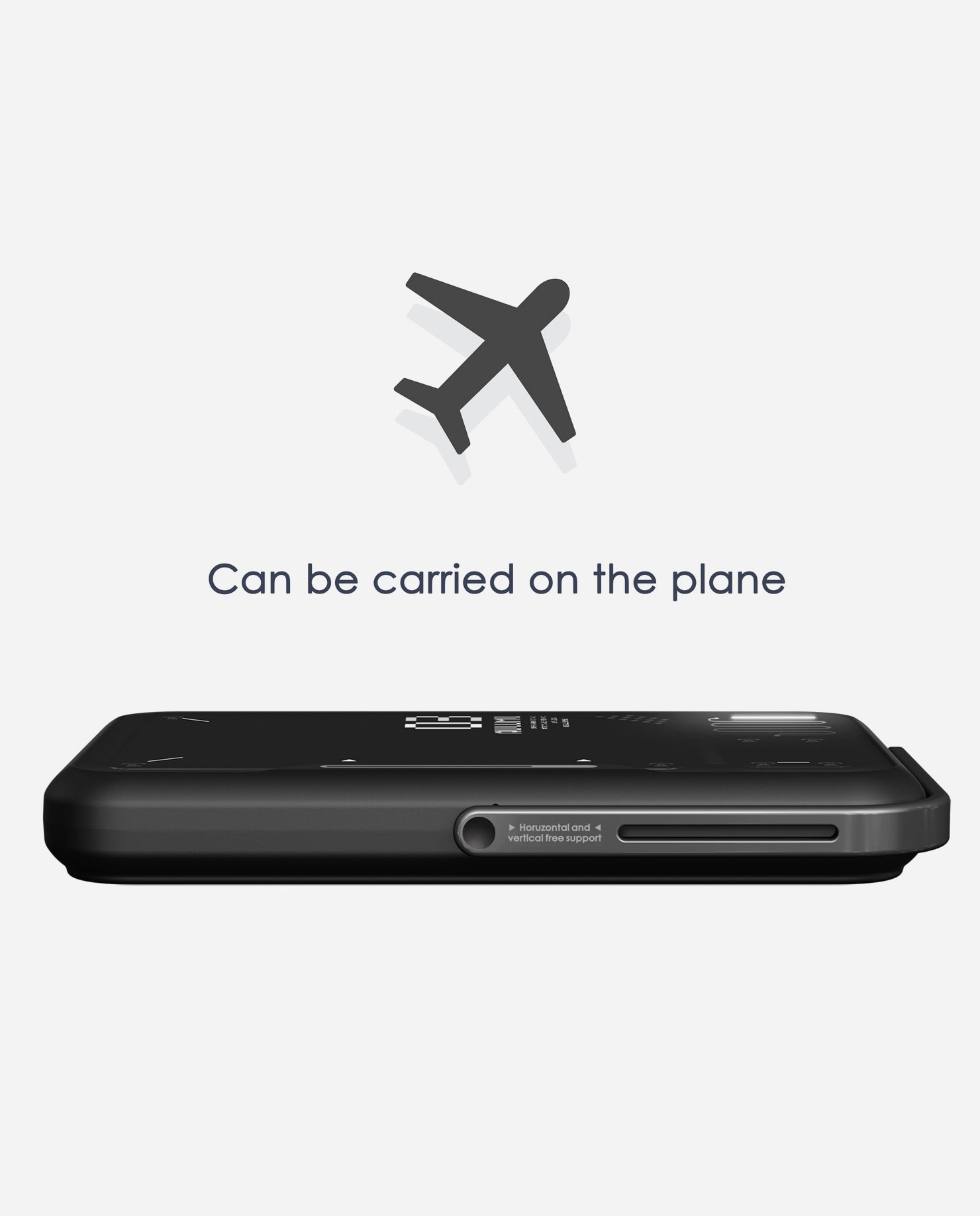 Can be carried on the plane