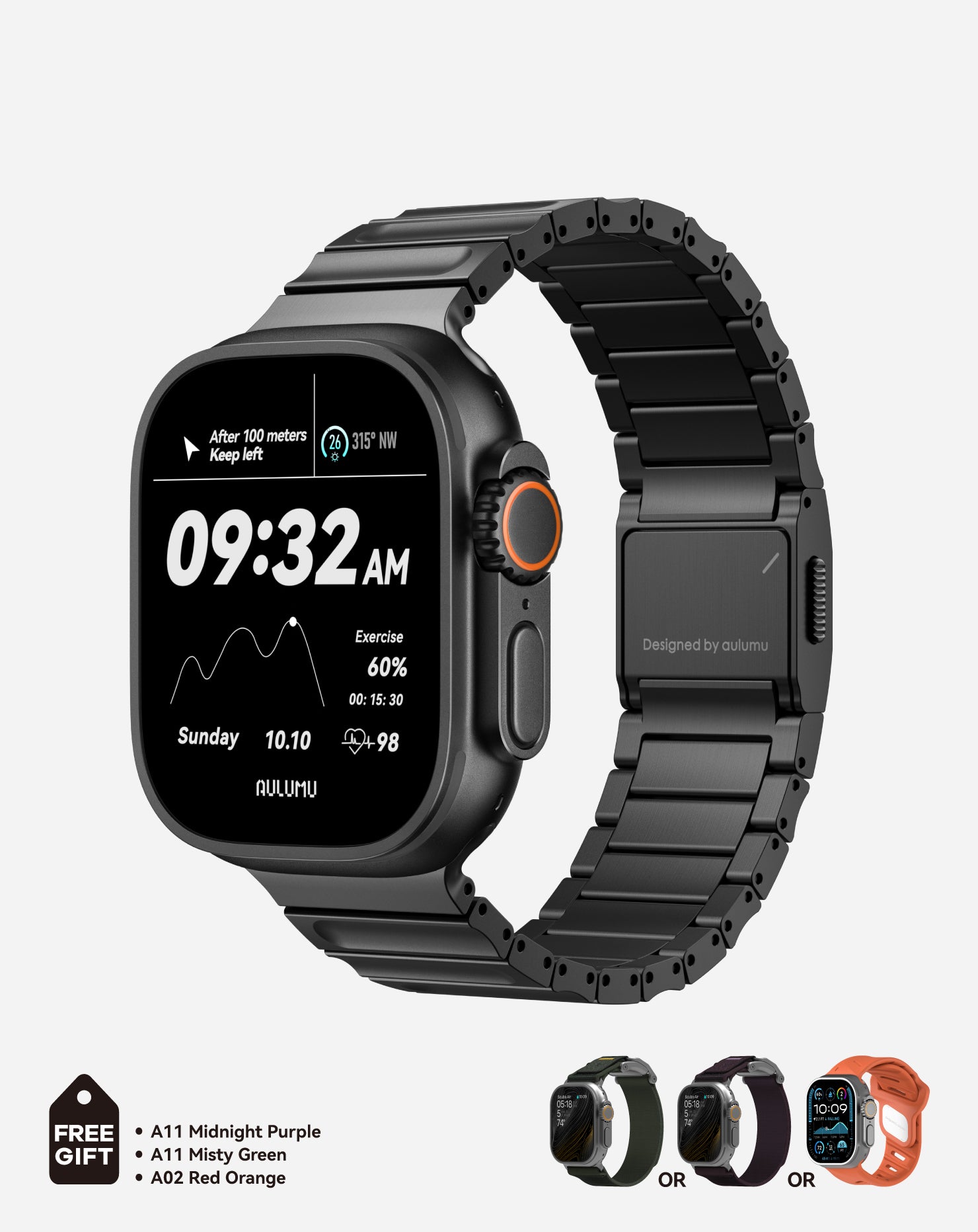 C01 Hi-Per Titanium Alloy Watch Band