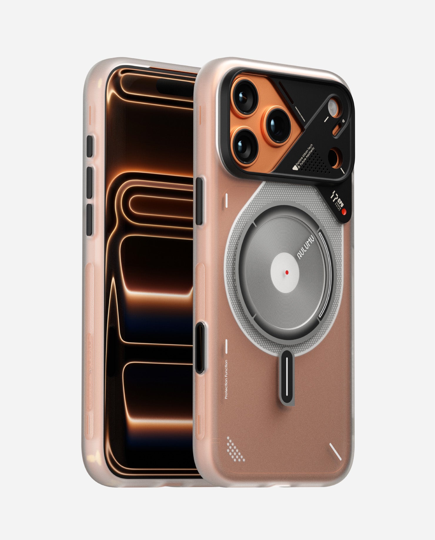 A17 Frosted Case for iPhone 17 Series | Subtle Glow-in-the -Dark | MagSafe