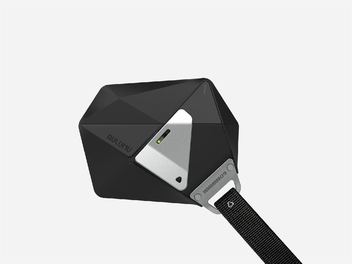 aulumu black geometric case for AirPods