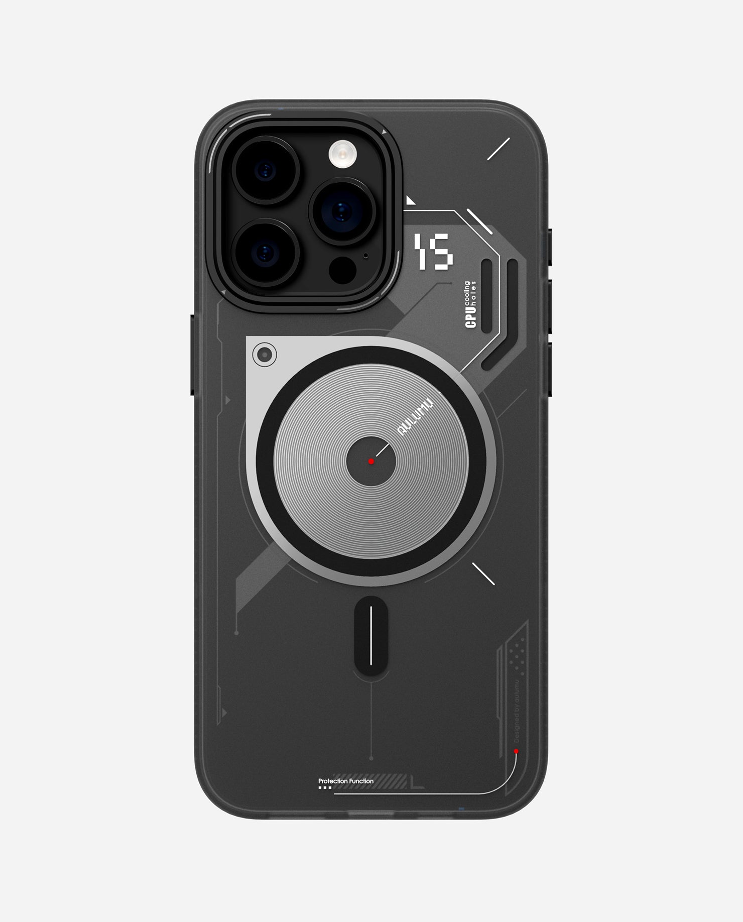 A15 Semi-Translucent Frosted Case
