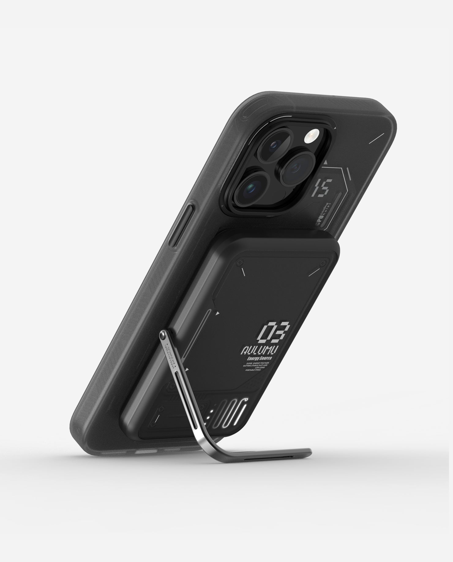 won't block cameras and very compact