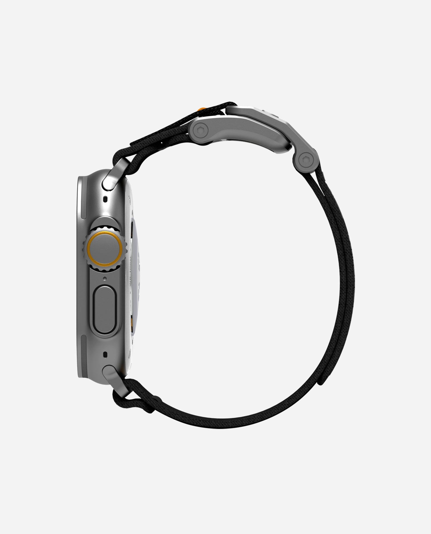 secured with hook-and-loop closure and magnet buckle