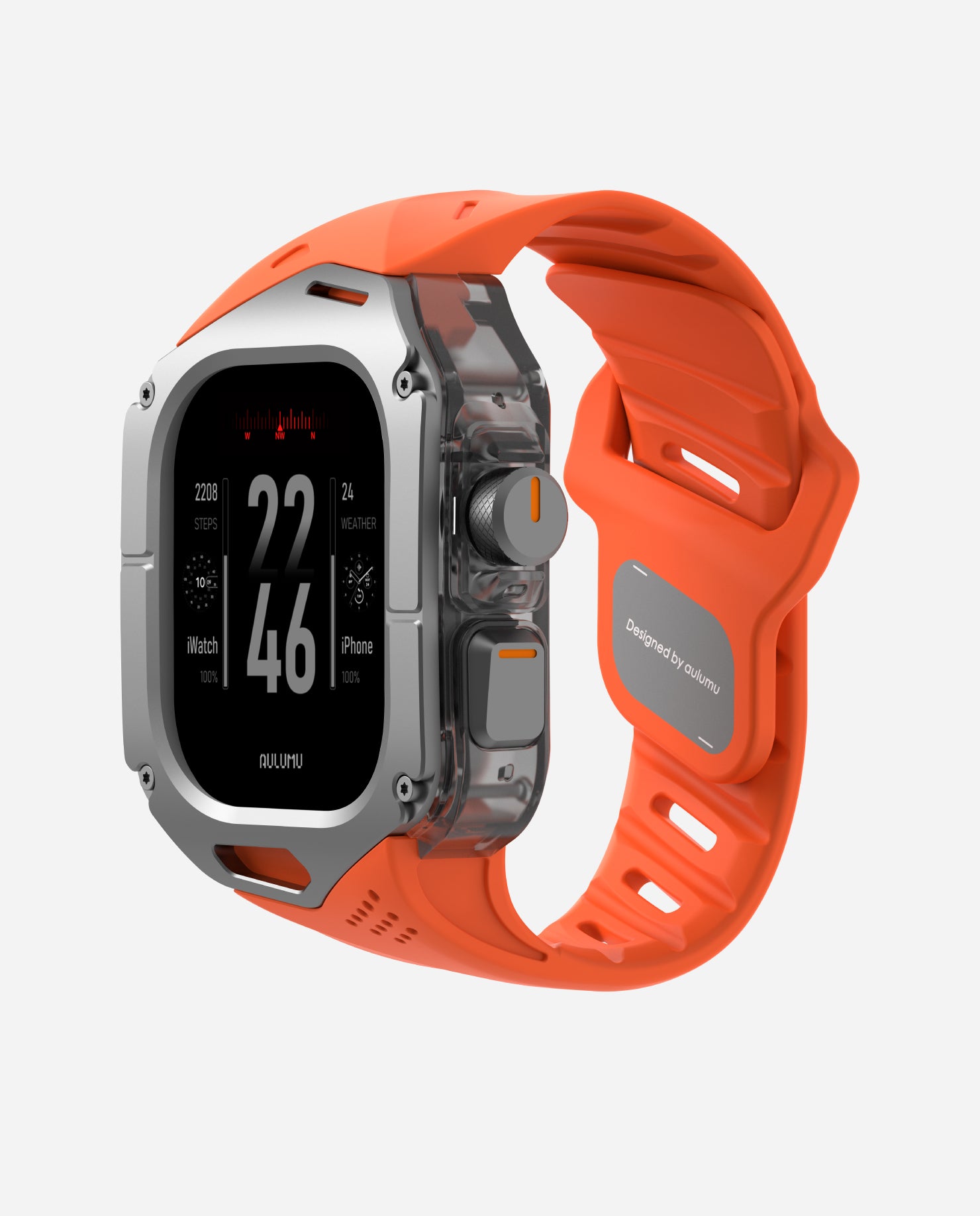 AULUMU A01 protective Apple Watch cover and band crafted from durable materials for rugged everyday wear.