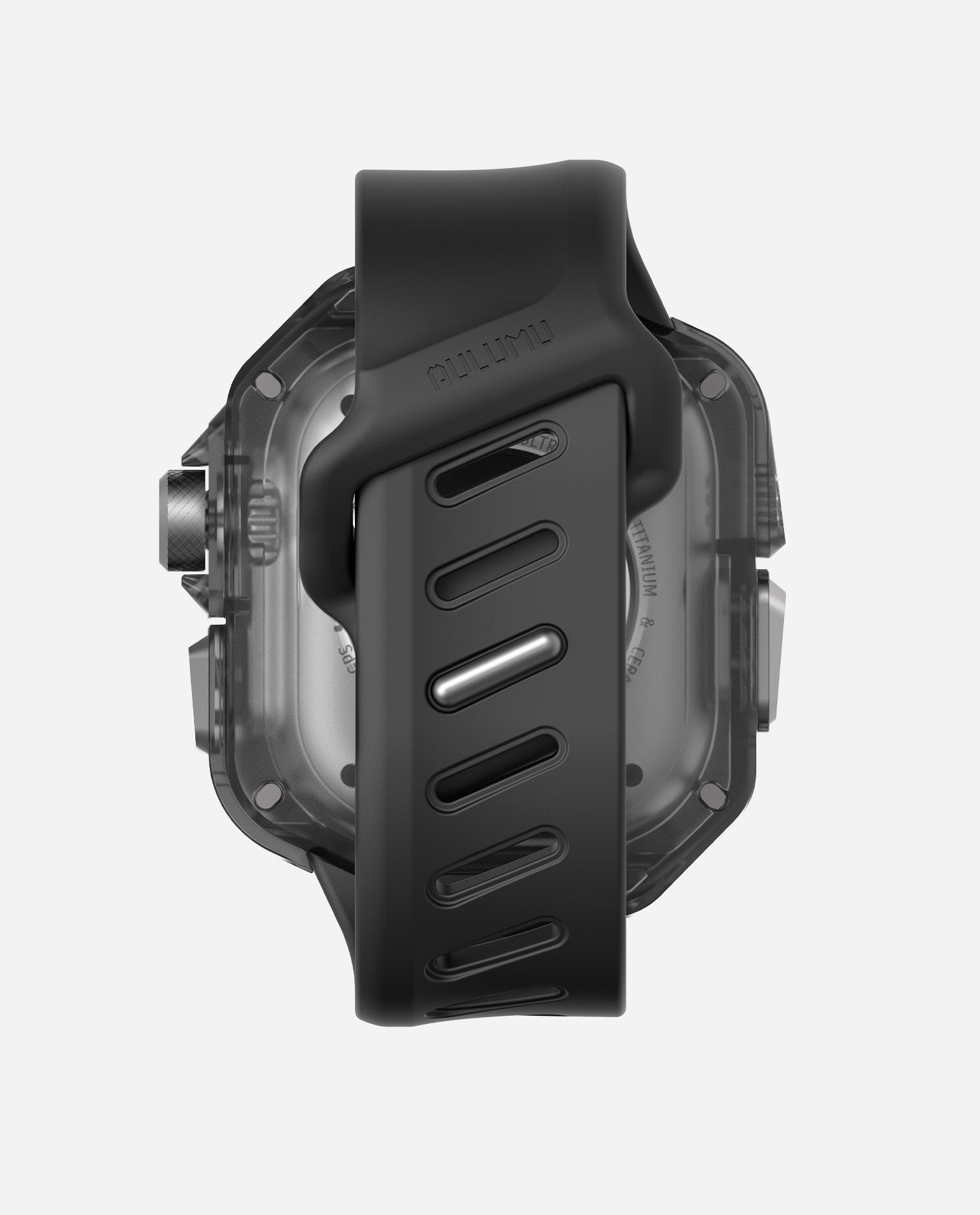 A01 Case with Band for Apple Watch Ultra 1/2/3 | Carbon Fiber Cover | FKM Band