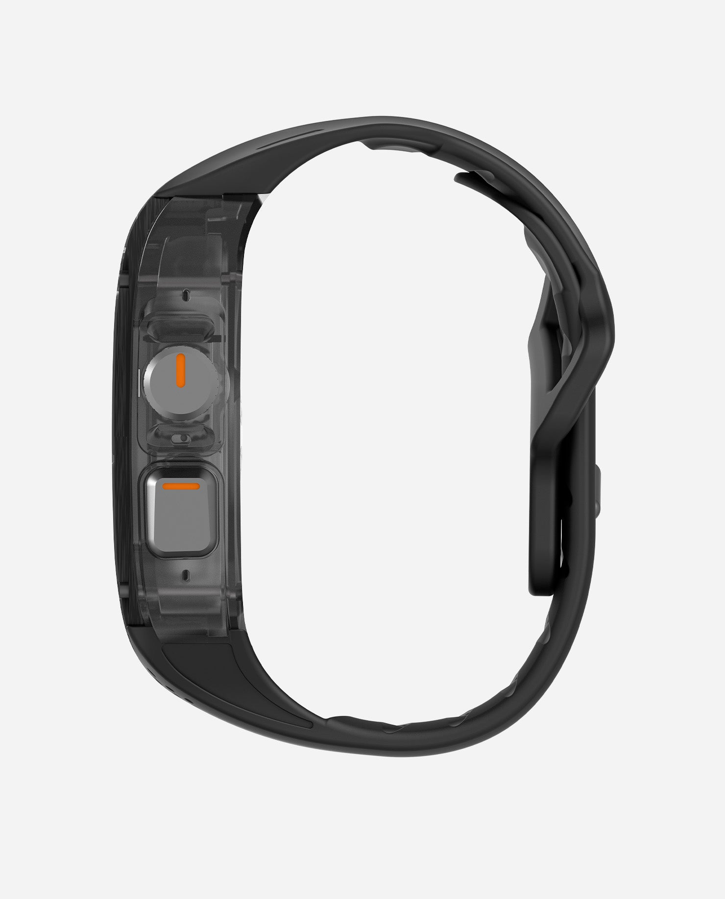 A01 Case with Band for Apple Watch Ultra 1/2/3 | Carbon Fiber Cover | FKM Band