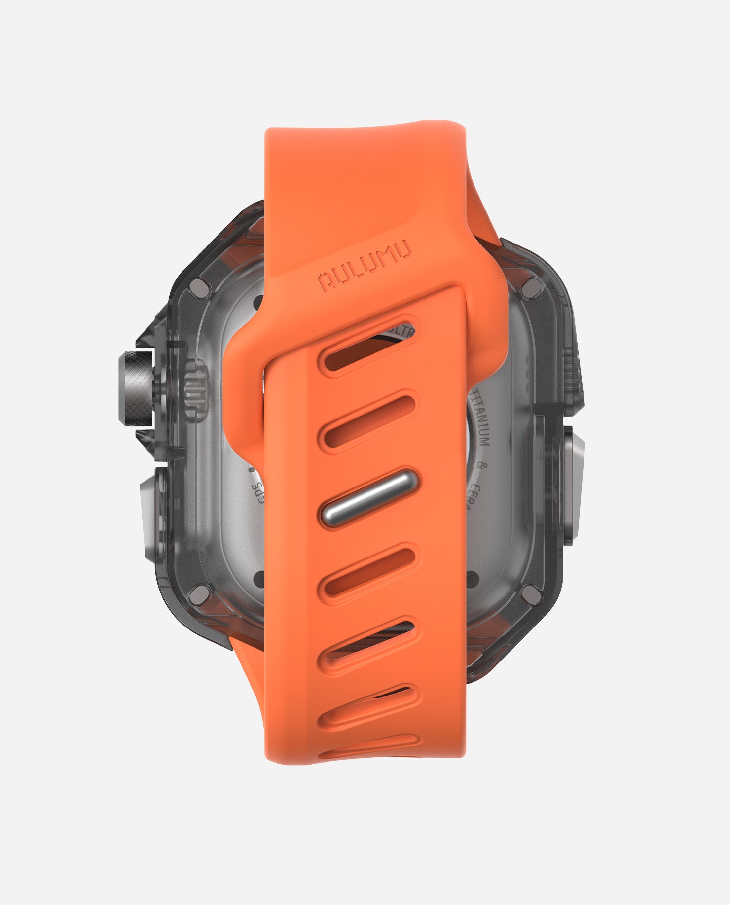 A01 Case with Band for Apple Watch Ultra 1/2/3 | Carbon Fiber Cover | FKM Band