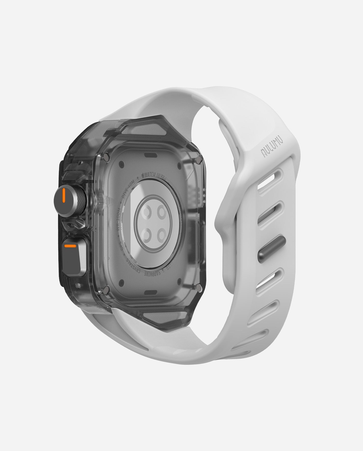 A01 Case with Band for Apple Watch Ultra 1/2/3 | Carbon Fiber Cover | FKM Band