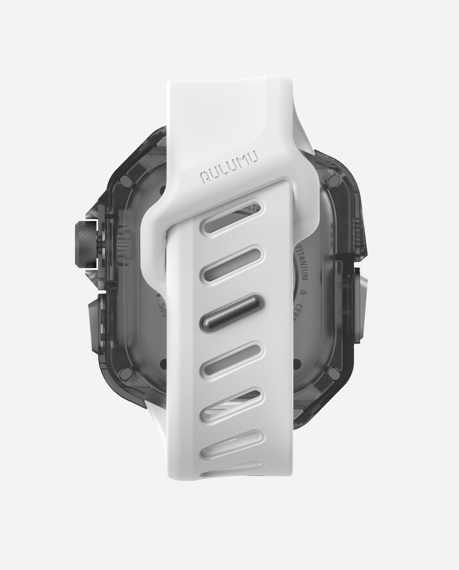 A01 Case with Band for Apple Watch Ultra 1/2/3 | Carbon Fiber Cover | FKM Band