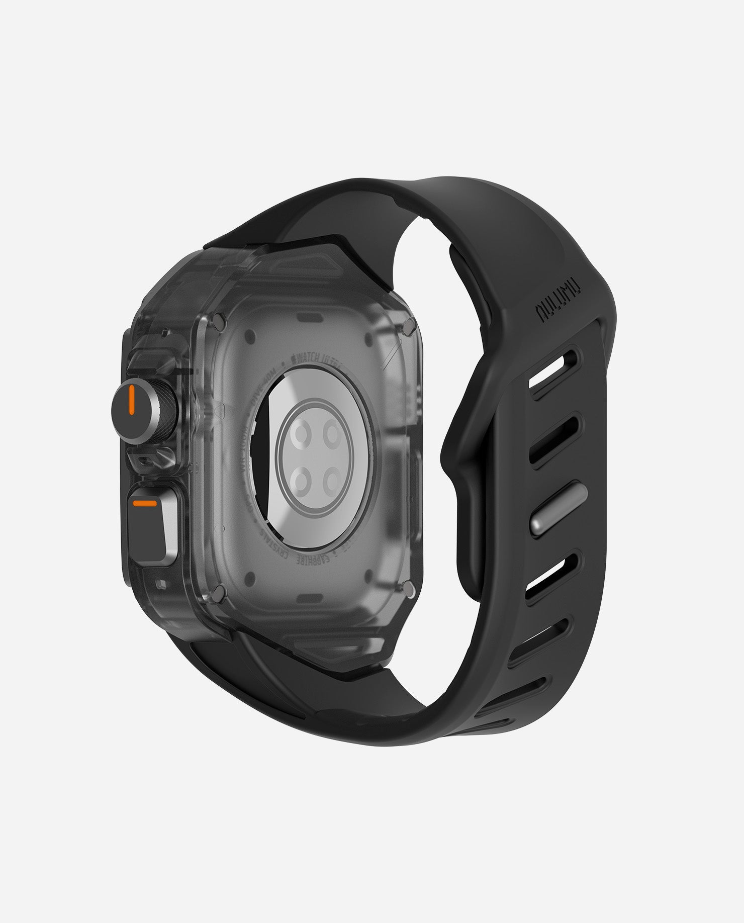 A01 Case with Band for Apple Watch Ultra 1/2/3 | Titanium Cover | FKM Band