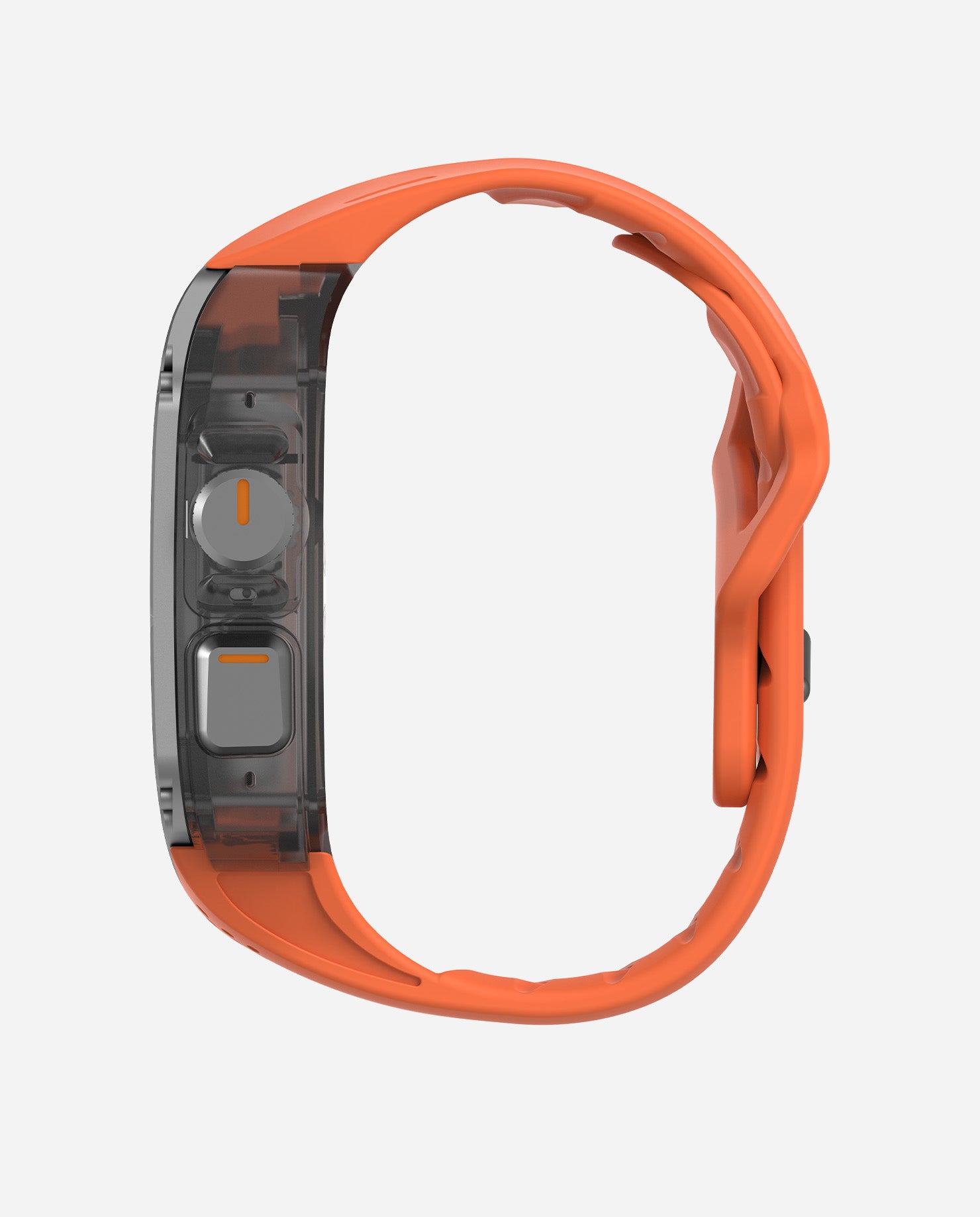 A01 Case with Band for Apple Watch Ultra 1/2/3 | Titanium Cover | FKM Band