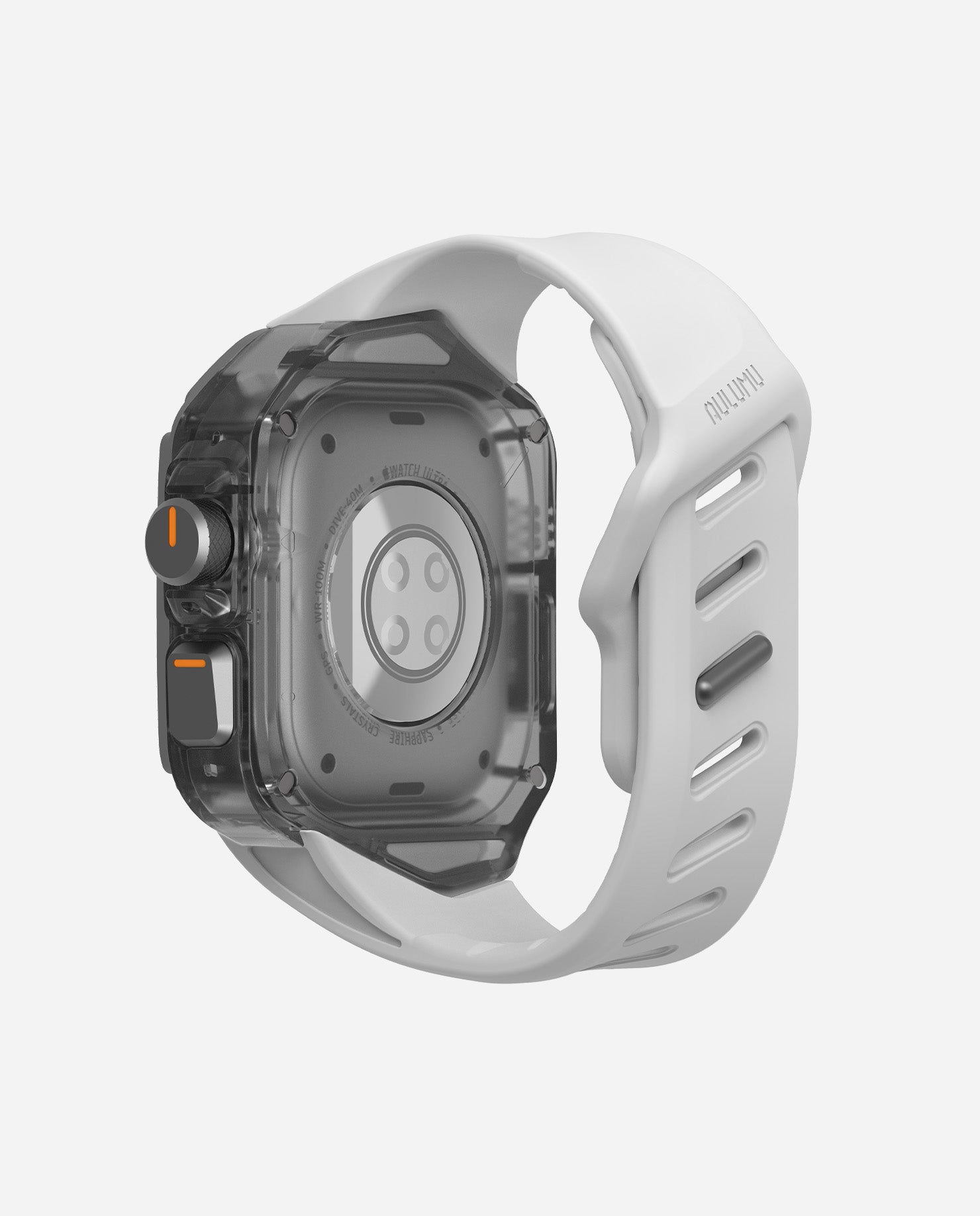 A01 Case with Band for Apple Watch Ultra 1/2/3 | Titanium Cover | FKM Band