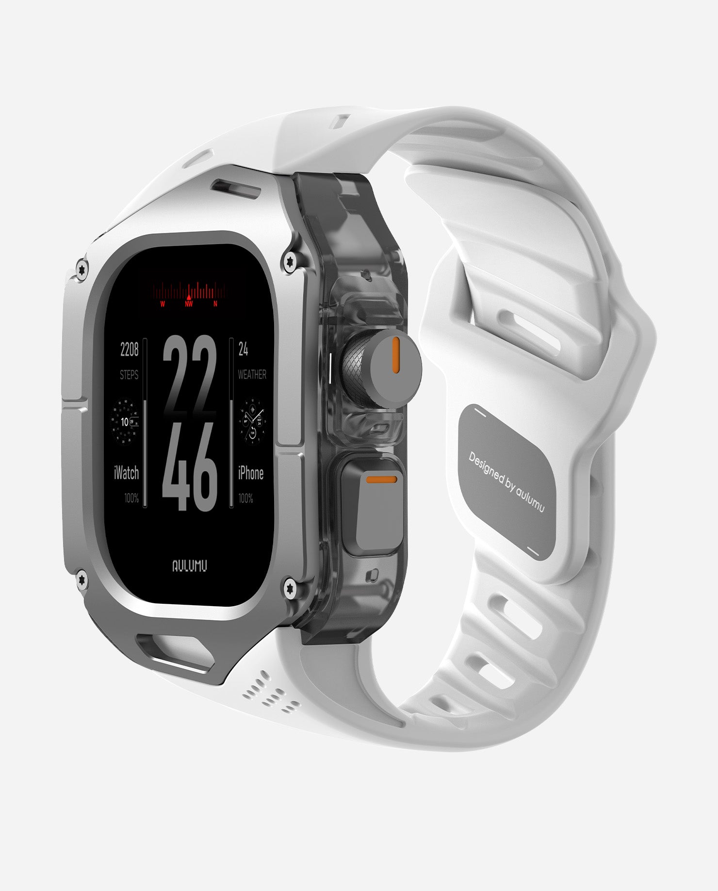 A01 Case with Band for Apple Watch Ultra | Titanium Cover | FKM Band