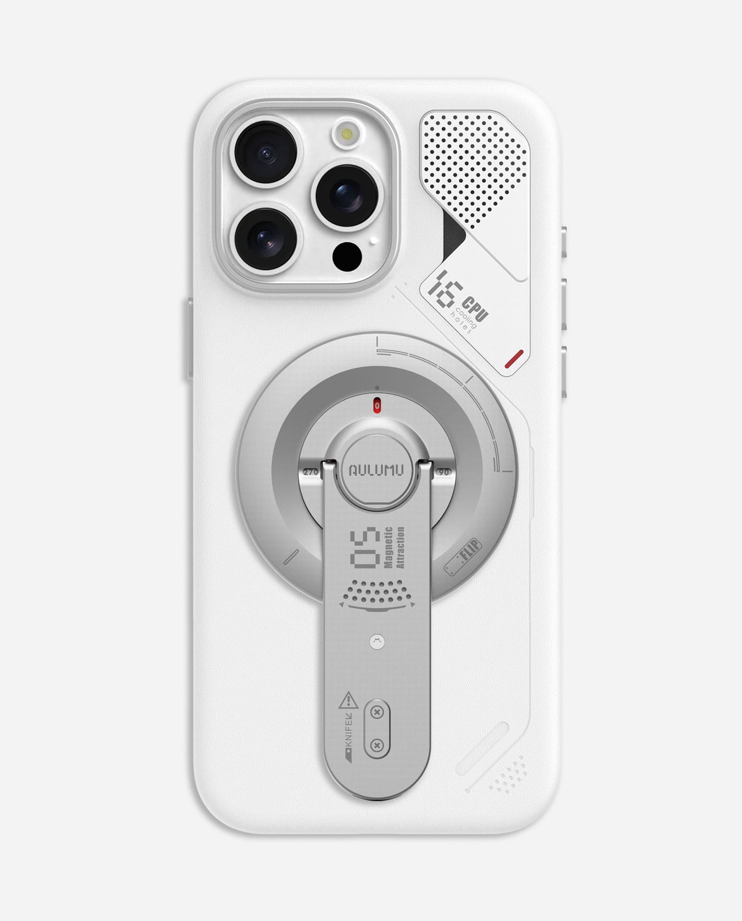 iPhone 16 Pro / Pro Max Vegan Leather Case & G05 Air Next-Gen Hi-Per Magnetic Stand