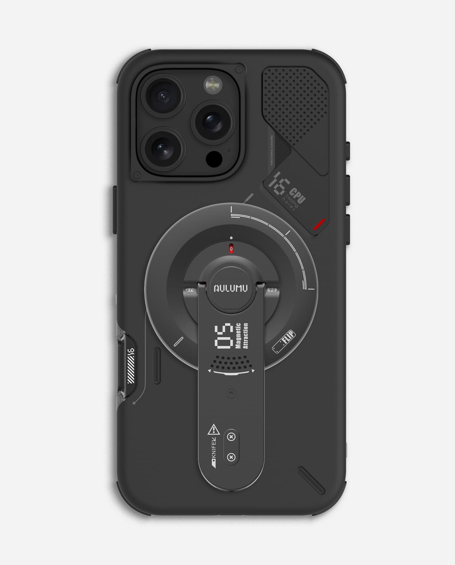 iPhone 16 Pro / Pro Max Slim Shockproof Case & G05 Air Next-Gen Hi-Per Magnetic Stand