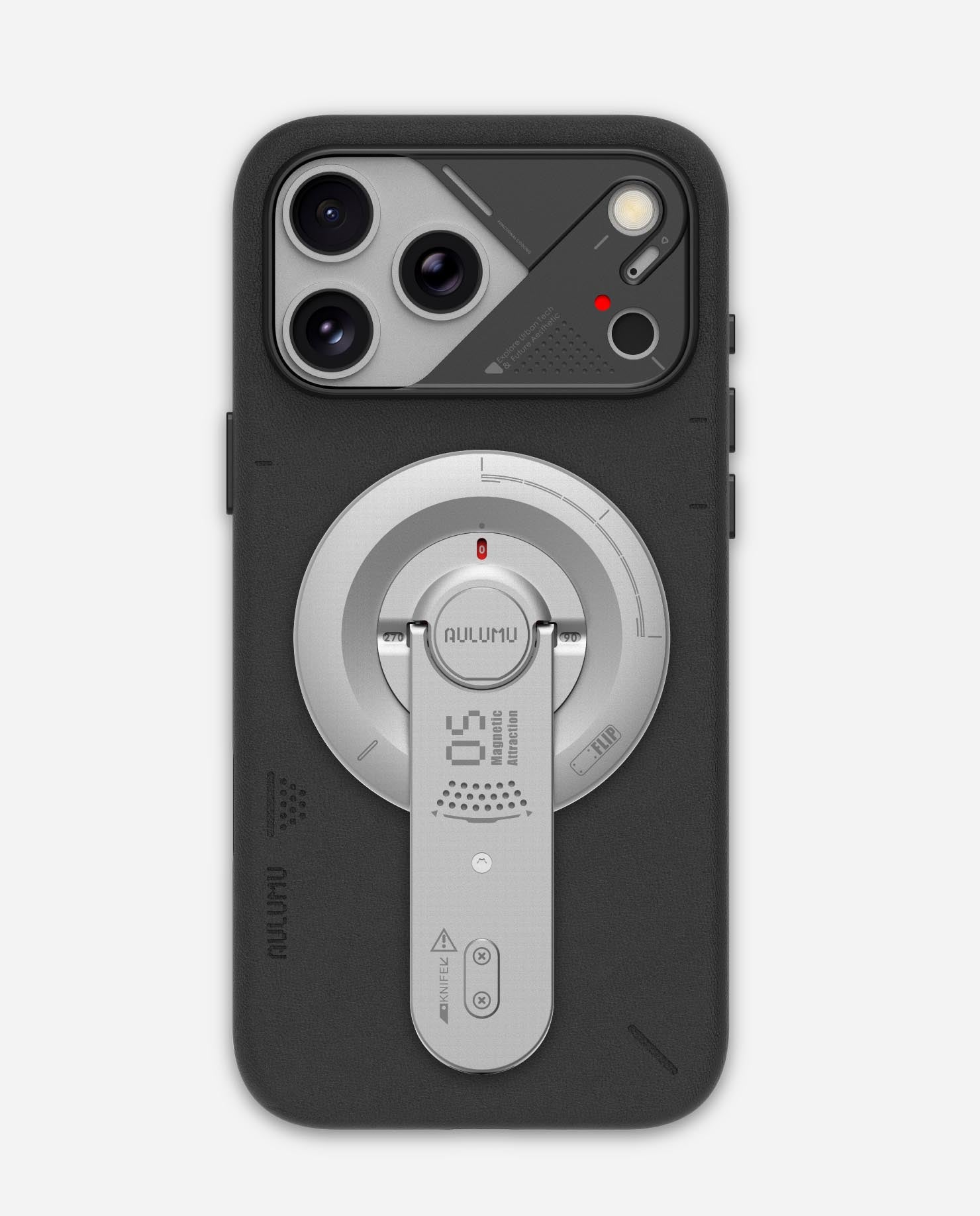 iPhone 17 Pro/Pro Max Vegan Leather Case & G05 Air Next-Gen Hi-Per Magnetic Stand