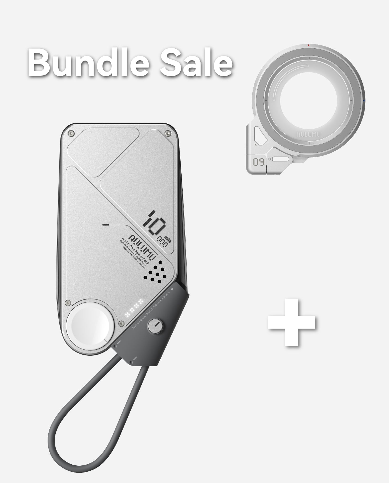 M10 10000mAh Multi-Charging Dual-Mag Power Bank & G09 Infinite 360° MagSafe Stand