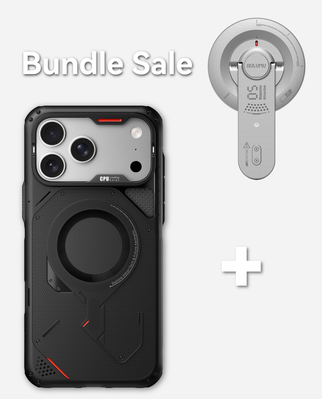 iPhone 17 Pro / Pro Max Rugged Outdoor Case & G05 Air Next-Gen Hi-Per  Magnetic Stand