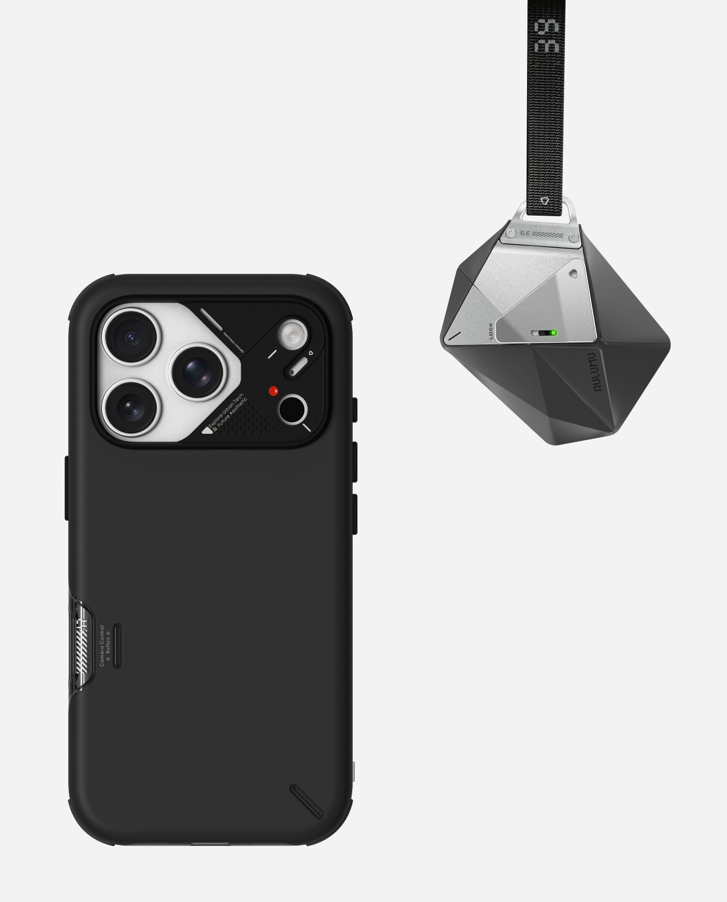 A17 Slim Shockproof Case for iPhone 17 Series & A39 Geometric Case for AirPods Pro 3