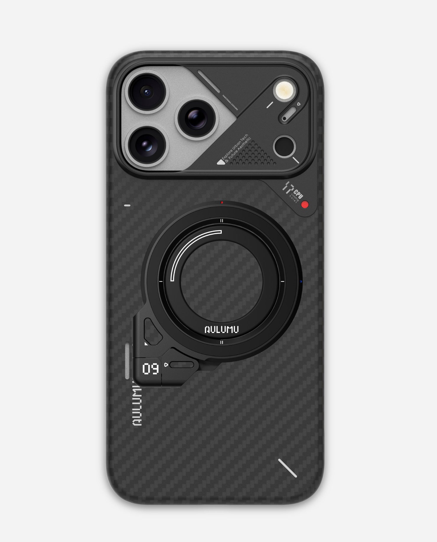 iPhone 17 Series Aramid Fiber Case & G09 Infinite 360° MagSafe Stand