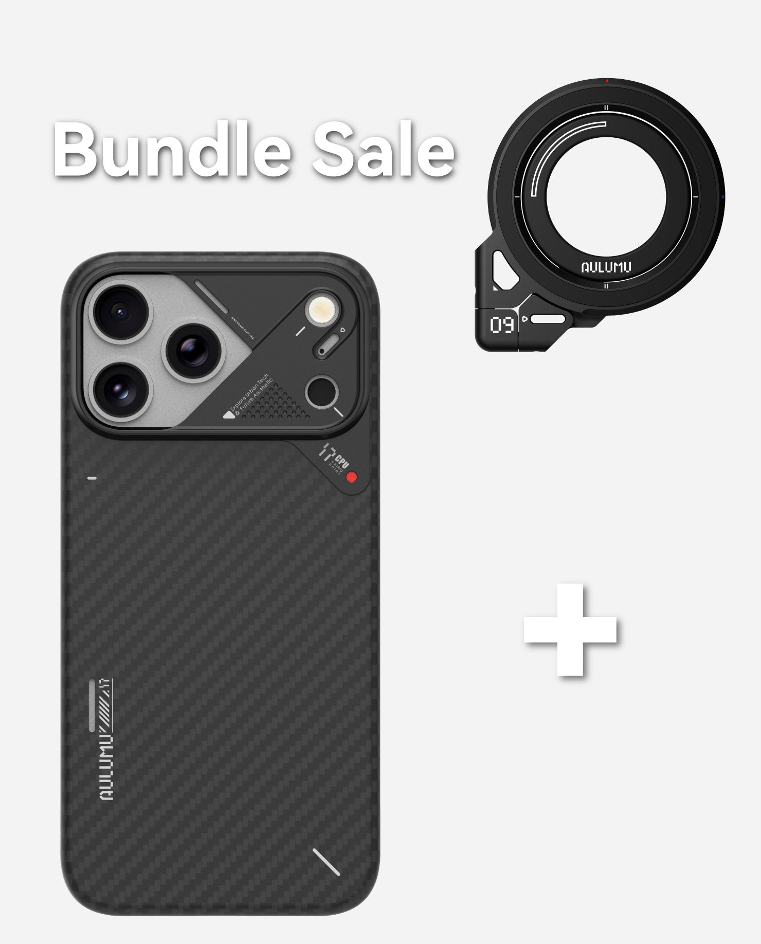 iPhone 17 Series Aramid Fiber Case & G09 Infinite 360° MagSafe Stand