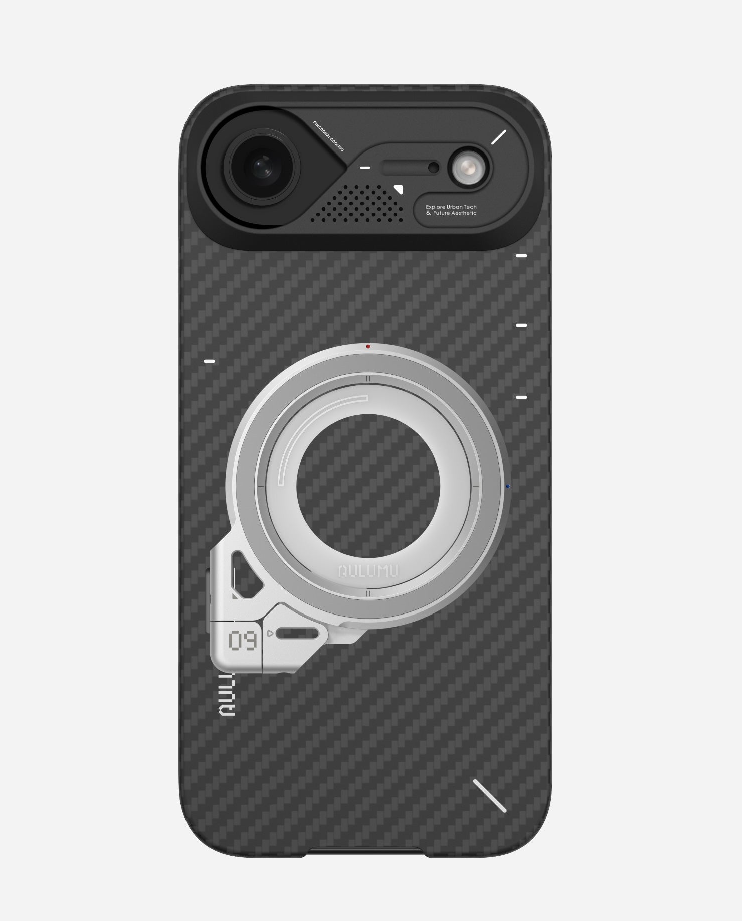 iPhone 17 Series Aramid Fiber Case & G09 Infinite 360° MagSafe Stand