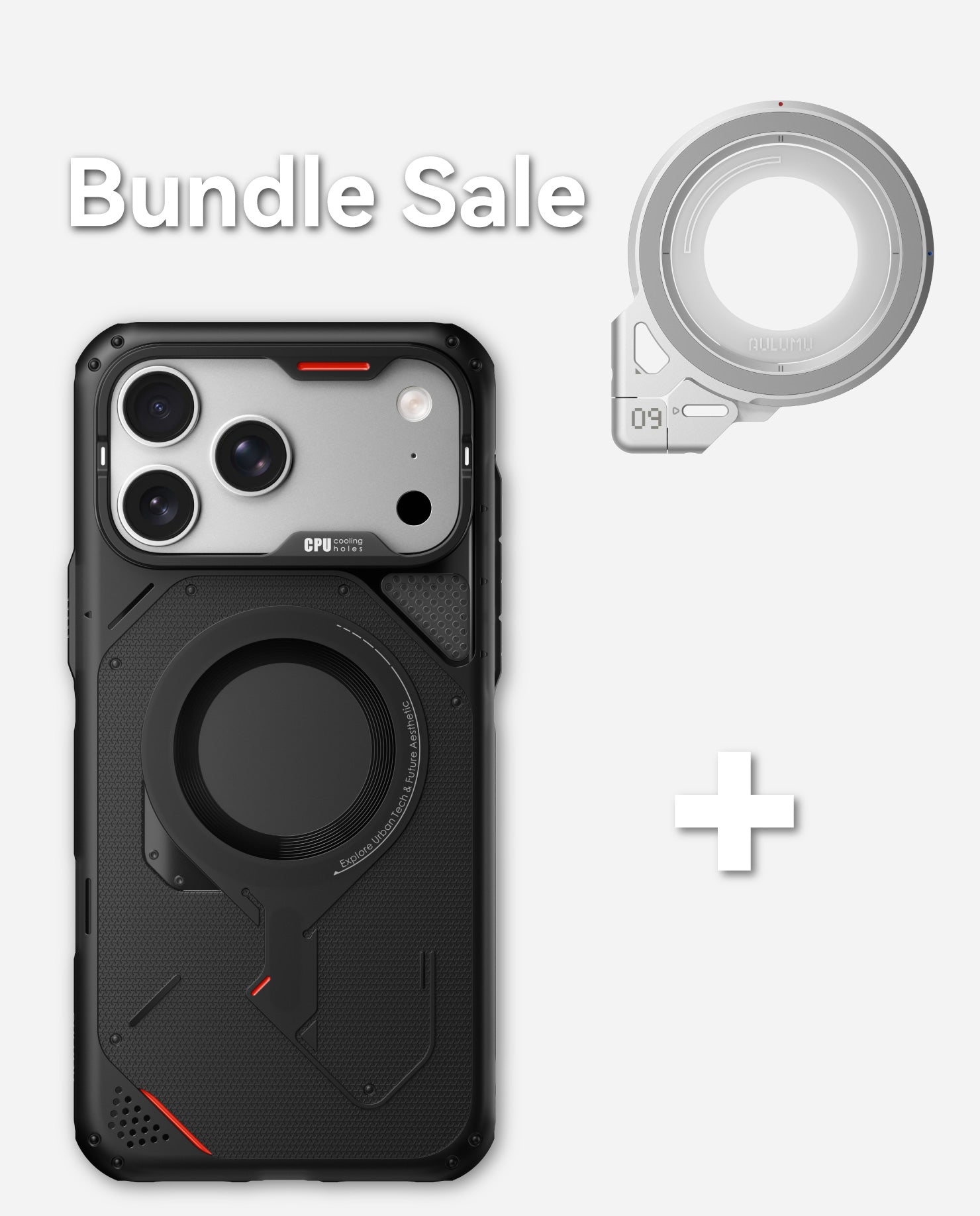 iPhone 17 Series Rugged Outdoor Case & G09 Infinite 360° MagSafe Stand