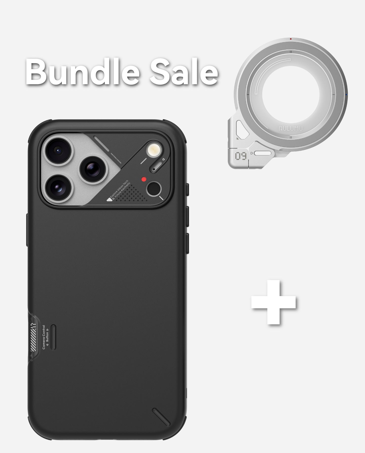 iPhone 17 Series Slim Shockproof Case & G09 Infinite 360° MagSafe Stand