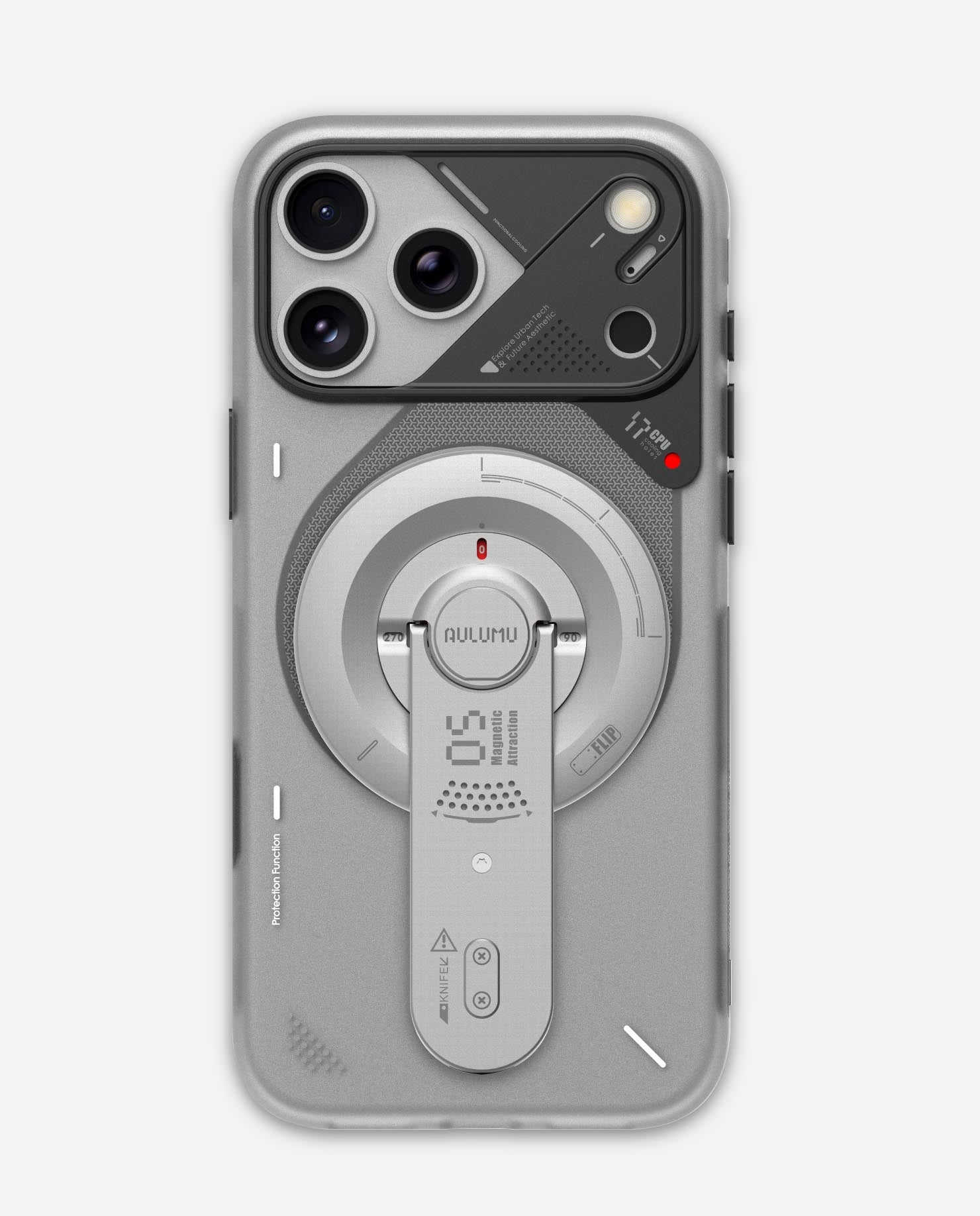 iPhone 17 Pro / Pro Max Frosted Case & G05 Air Next-Gen Hi-Per Magnetic Stand