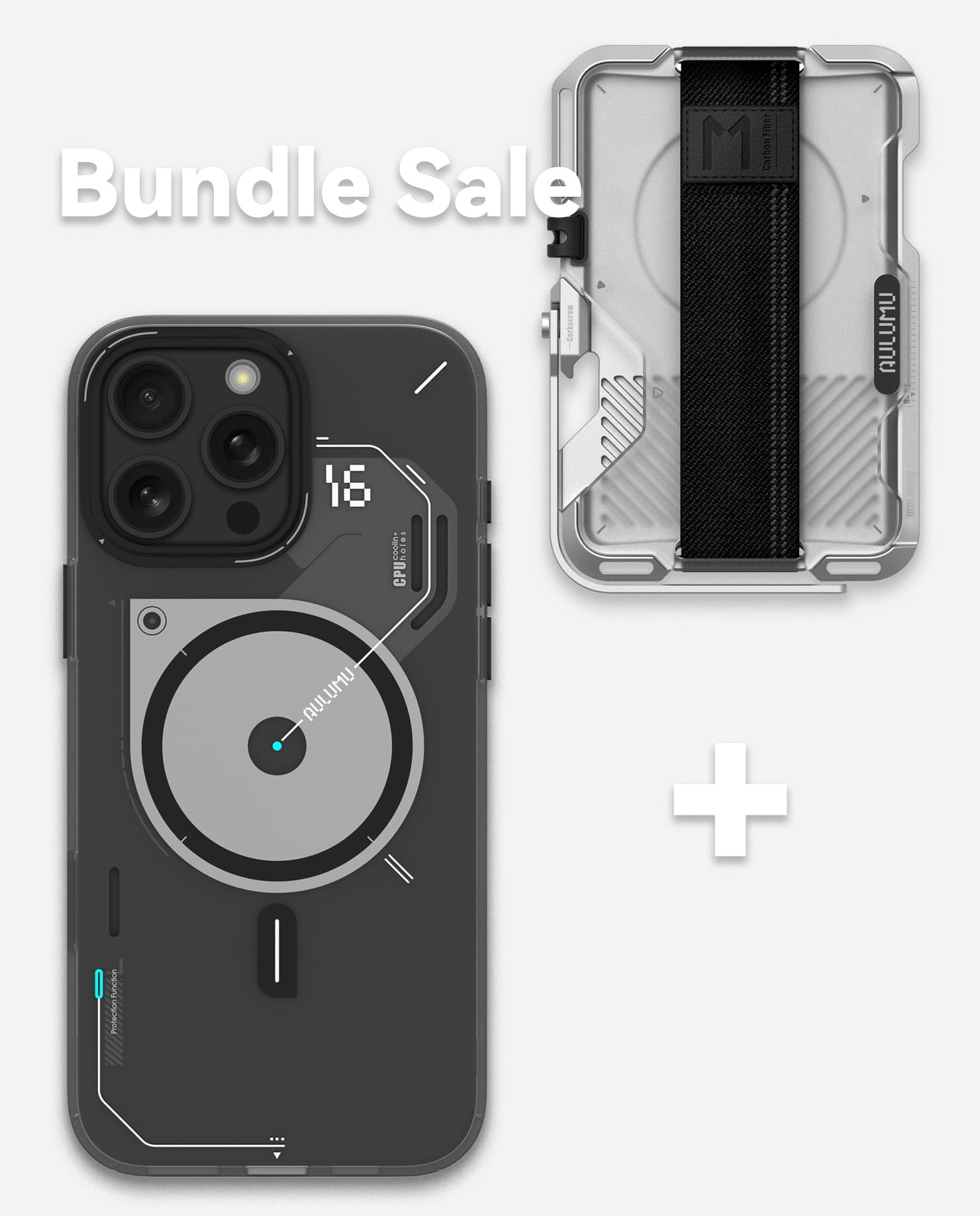 A16 Frosted Case & G03 Frosted Cover Wallet