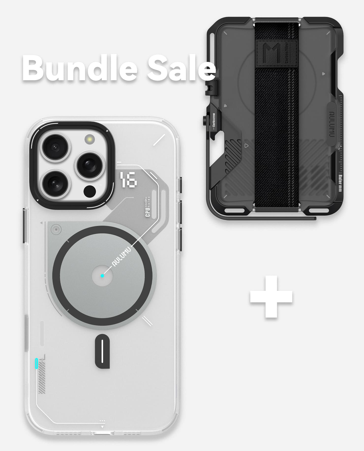 A16 Frosted Case & G03 Frosted Cover Wallet