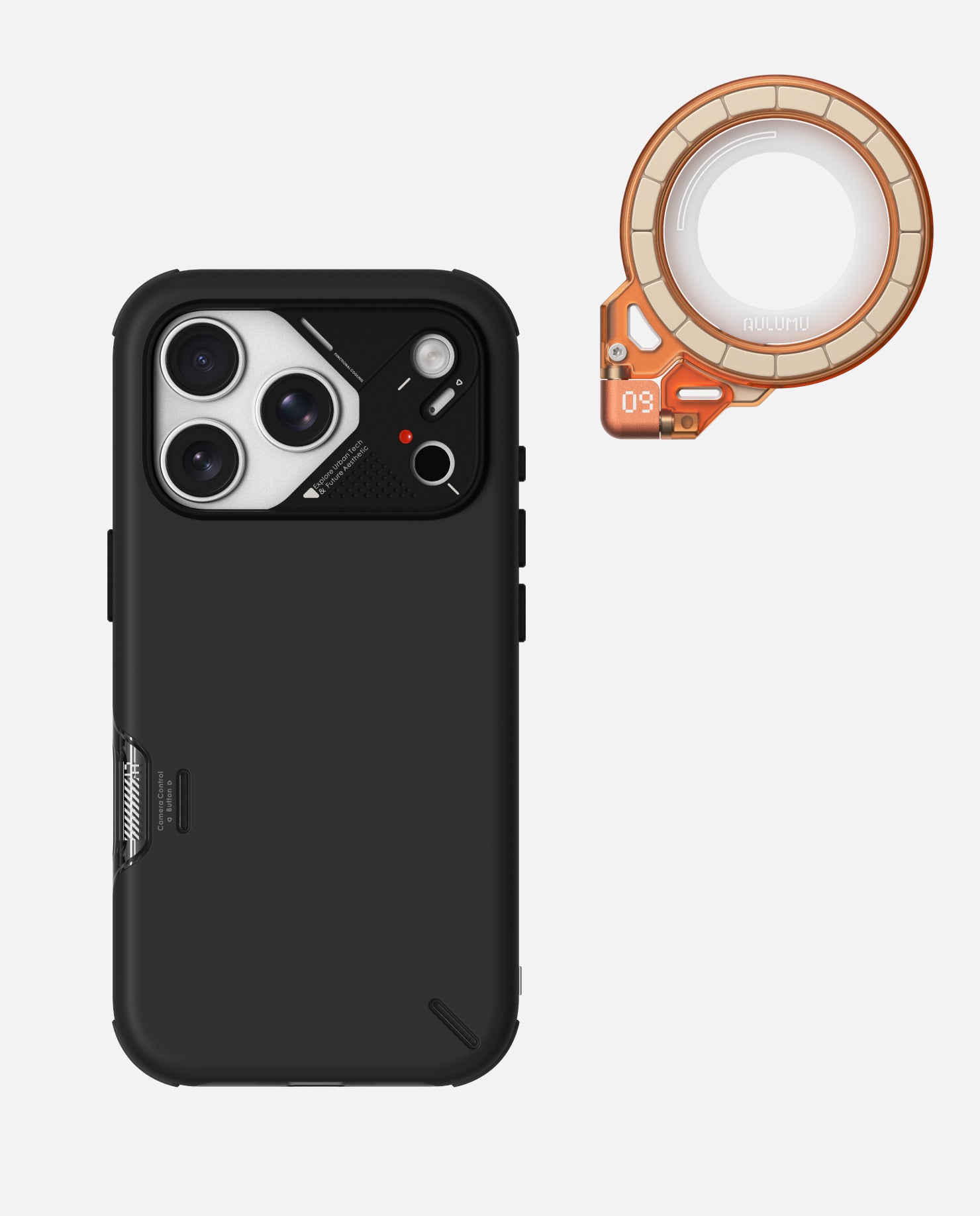 A17 iPhone 17 Series Slim Shockproof Case & G09 Infinite 360° Magnetic Stand
