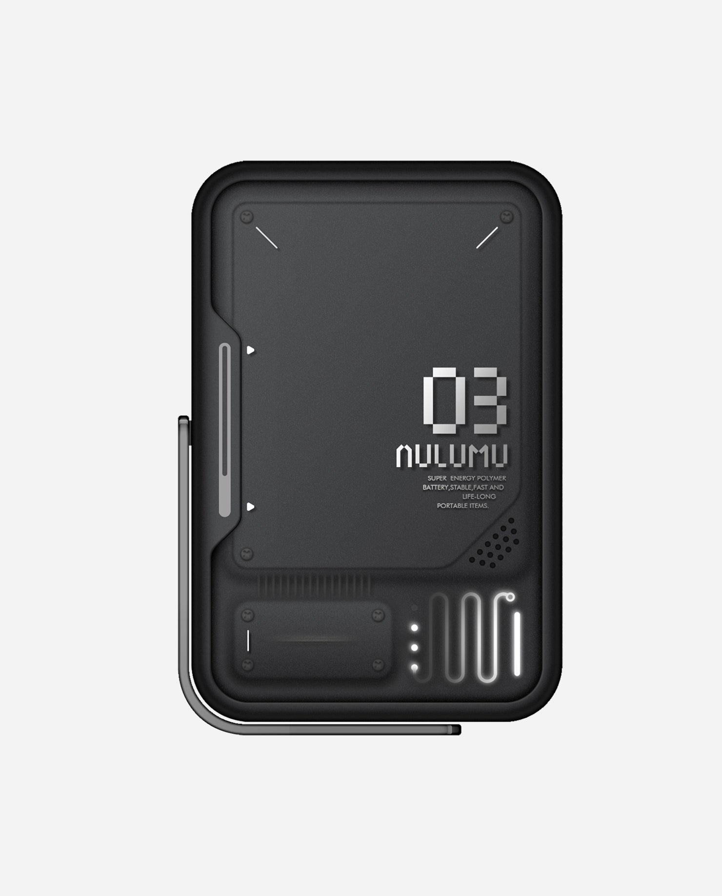 M03 Magnetic Wireless Battery Pack 3.5K | MagSafe | Black