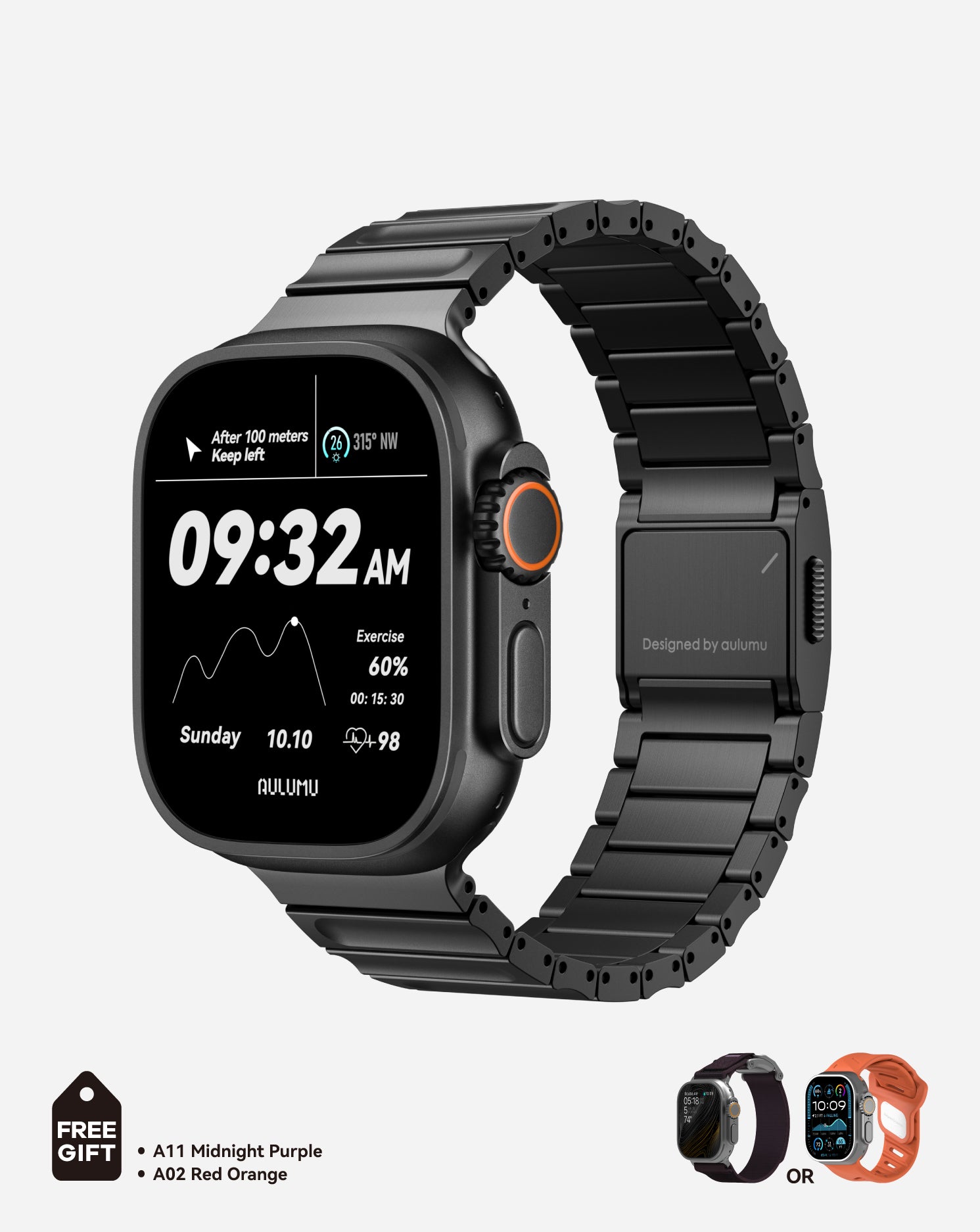 C01 Hi-Per Titanium Alloy Watch Band