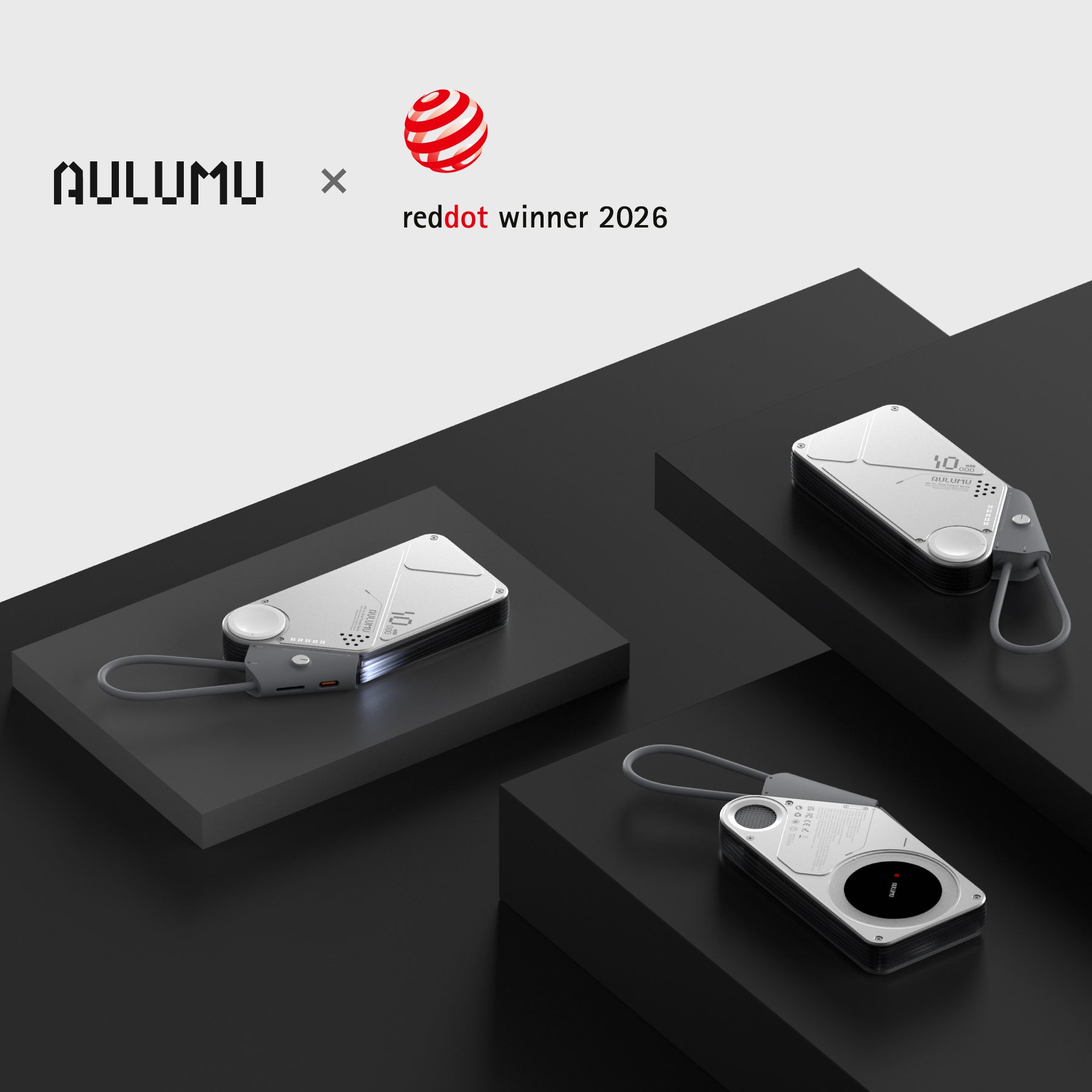 aulumu M10 10000mAh Multi-Charging Dual-Mag Power Bank
