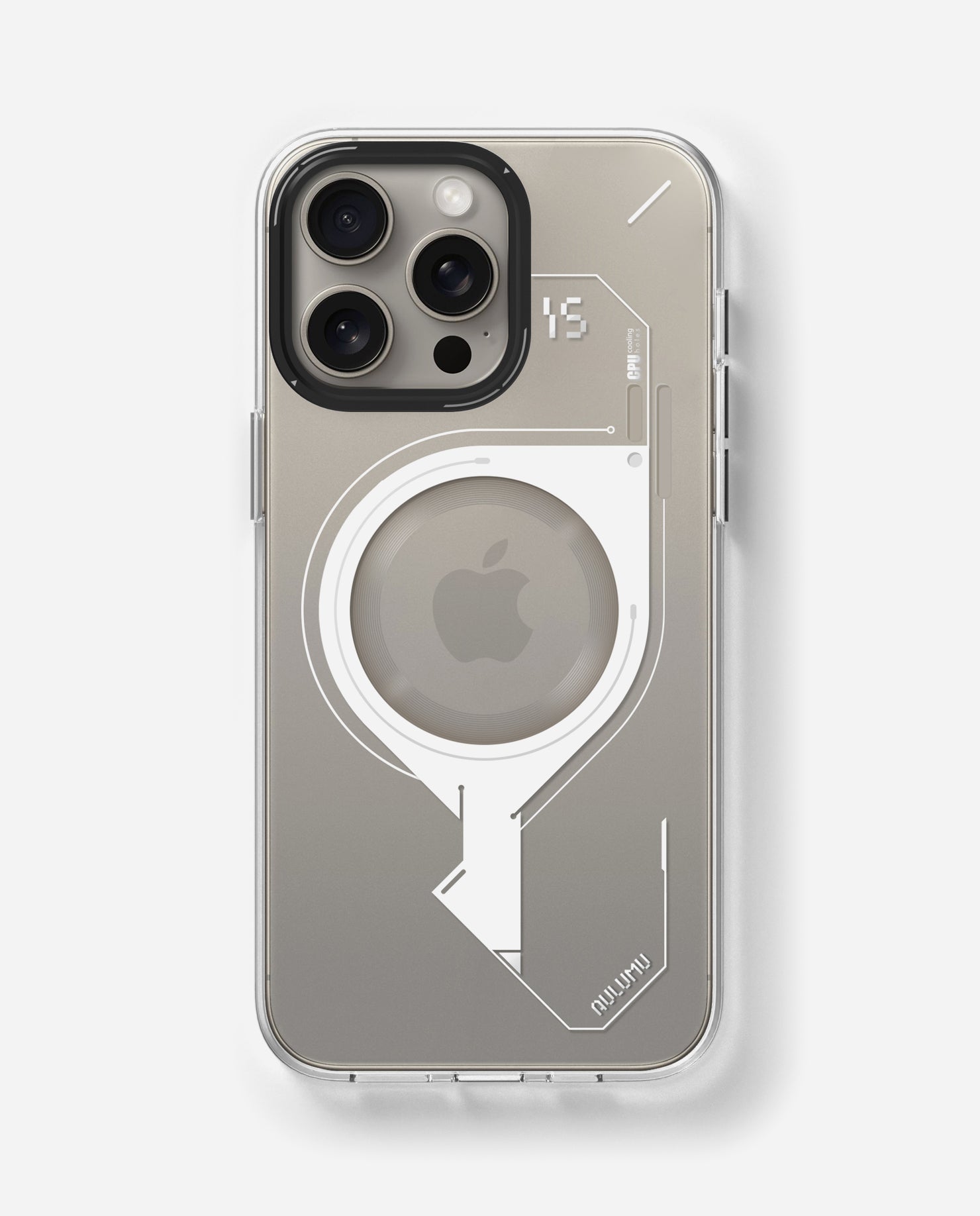 iPhone 15 Case – Crystal Clear with Cooling Window & MagSafe iPhone 15 Case – Crystal Clear with Cooling Window & MagSafe
