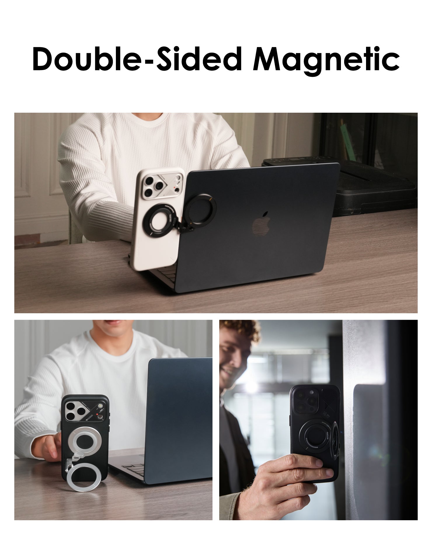 Aulumu G09 スマホリング Magsafe - 360°回転 Magsa AULUMU G09 Infinite 360° Magnetic Stand | 3-Axis Rotation