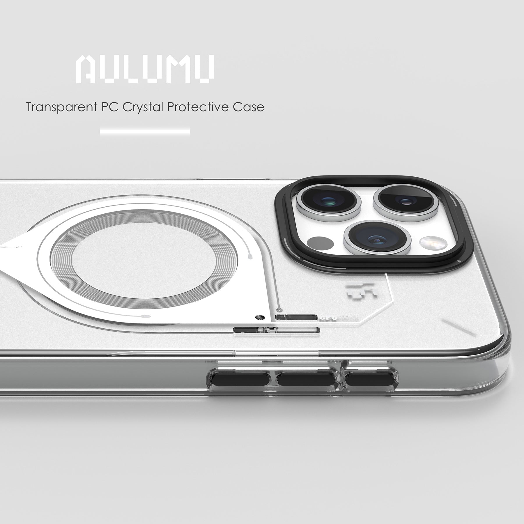 Aulumu A15 Crystal Clear Case for iPhone 15 Series | MagSafe