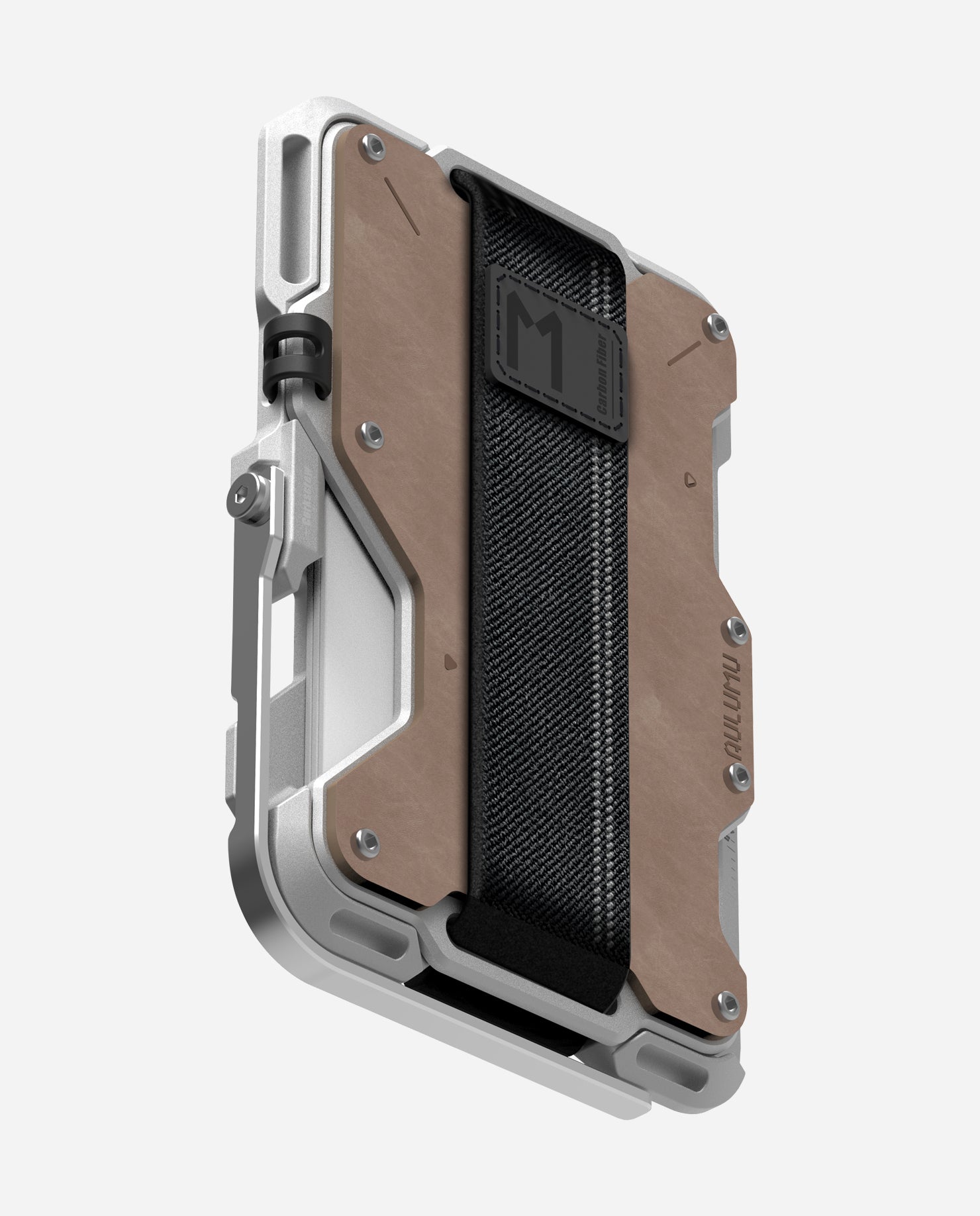 G03 Multi-Tool Magnetic Metal Wallet | Genuine Leather Cover | MagSafe