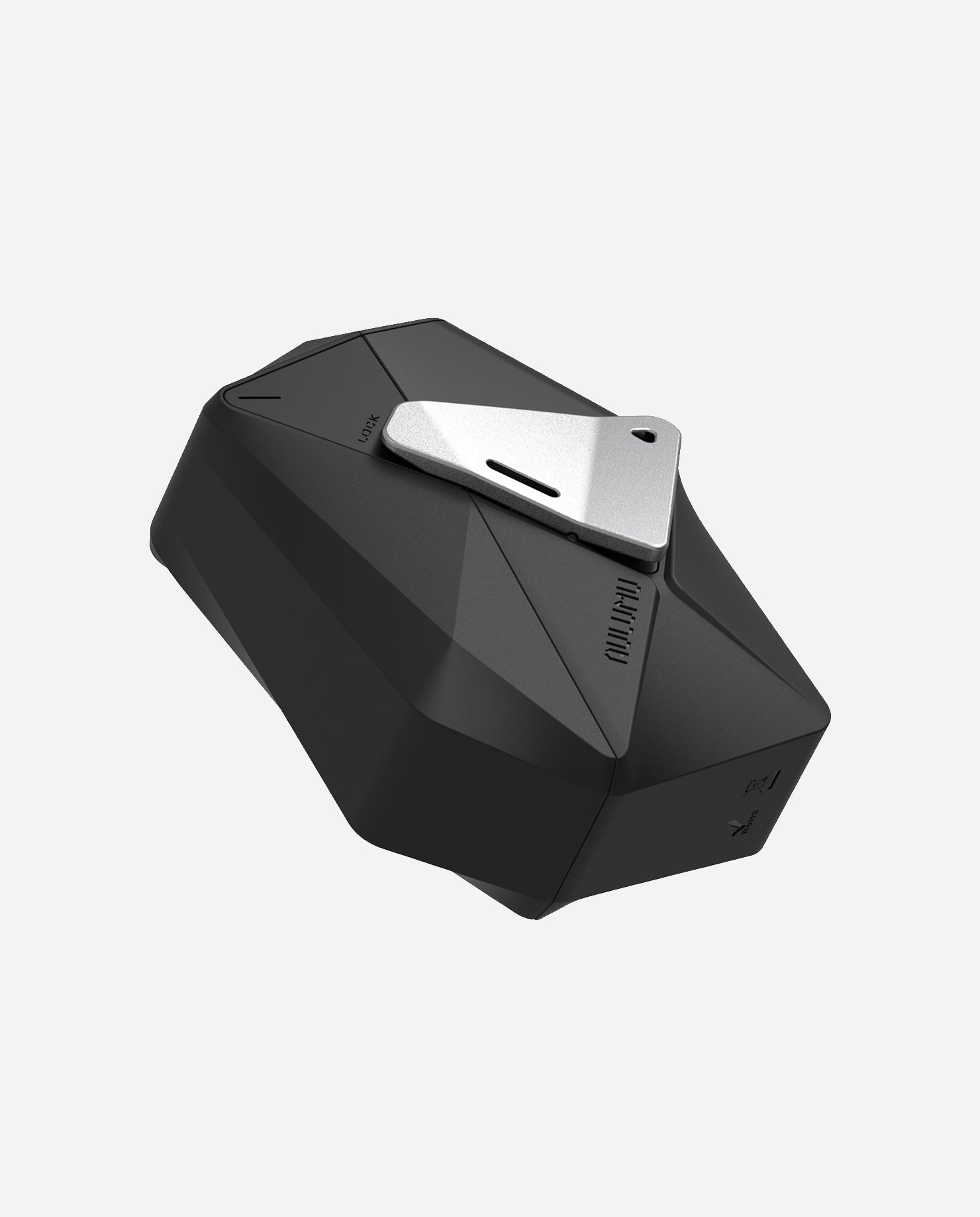 A09 Geometric Case for AirPods Pro Series | Double Lock | Black