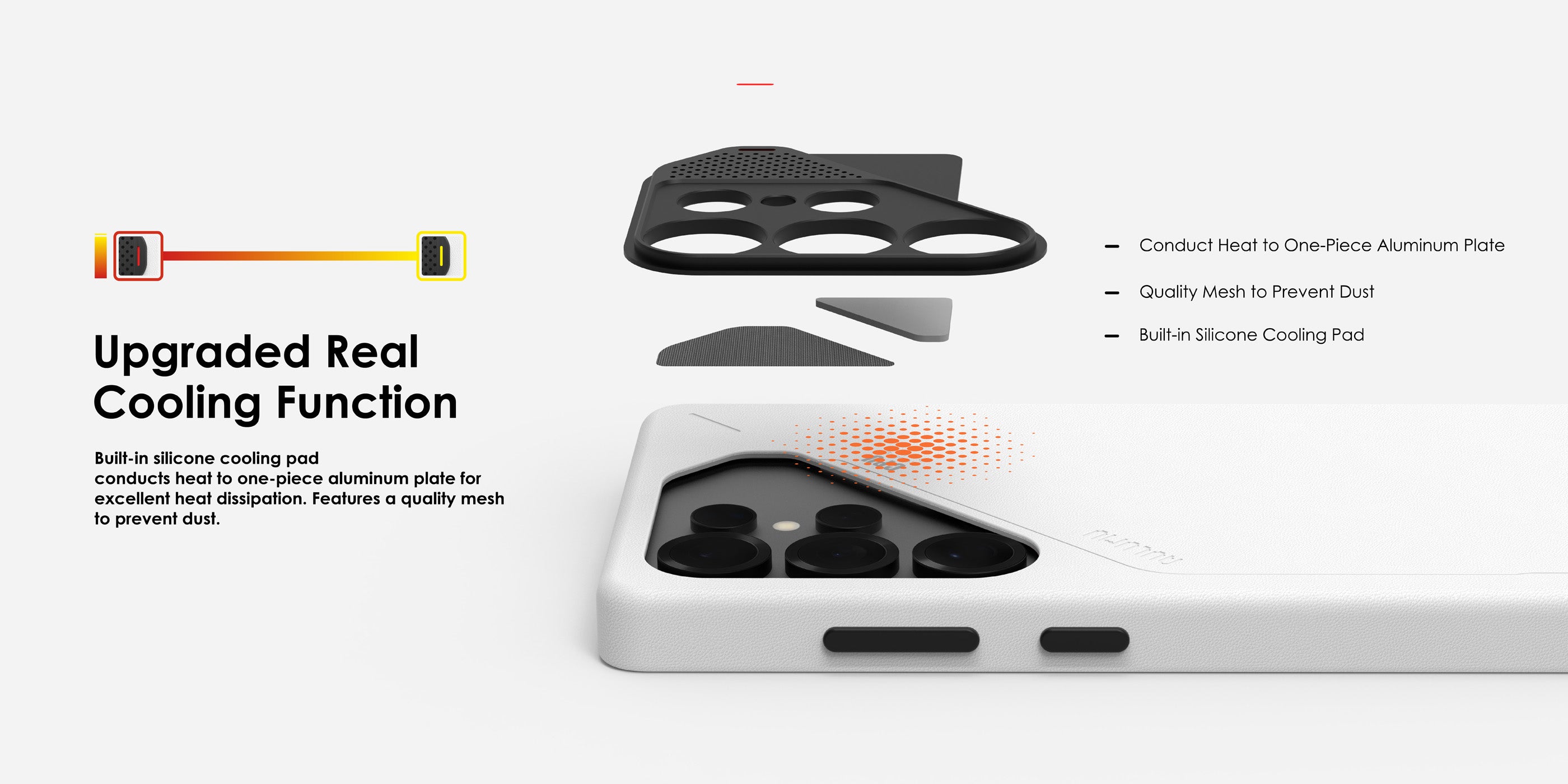 S25 Vegan Leather Case for Samsung Galaxy S25 Ultra | Real Cooling | MagSafe upgraded real cooling function