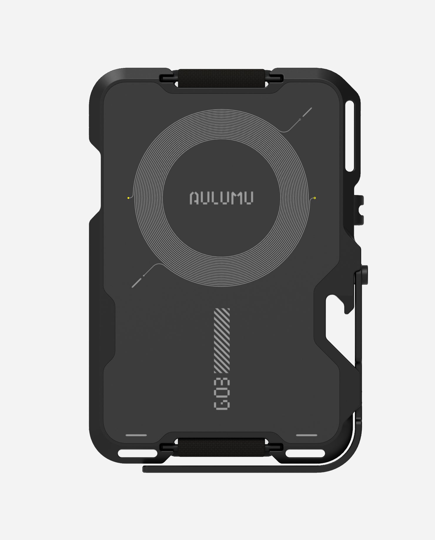 Made from aluminum alloy with carbon fiber cover