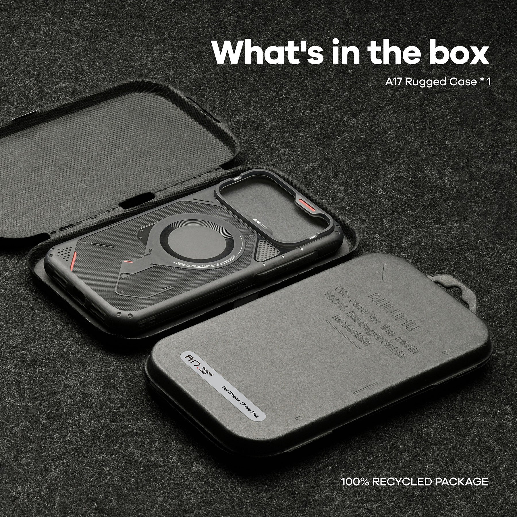 AULUMU A17 Rugged Outdoor iPhone 17 Pro / Pro Max Case | MagSafe