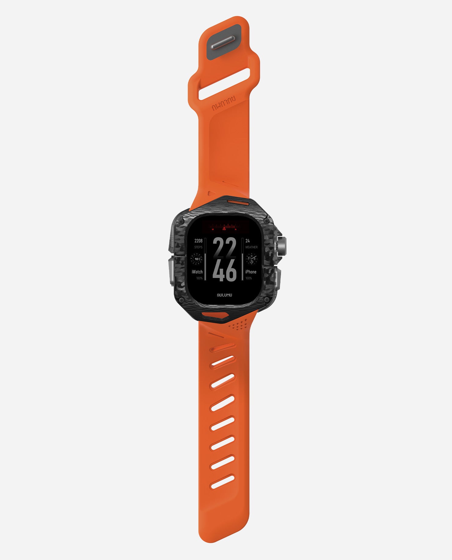 A01 Case with Band for Apple Watch Ultra | Carbon Fiber Cover | FKM Band