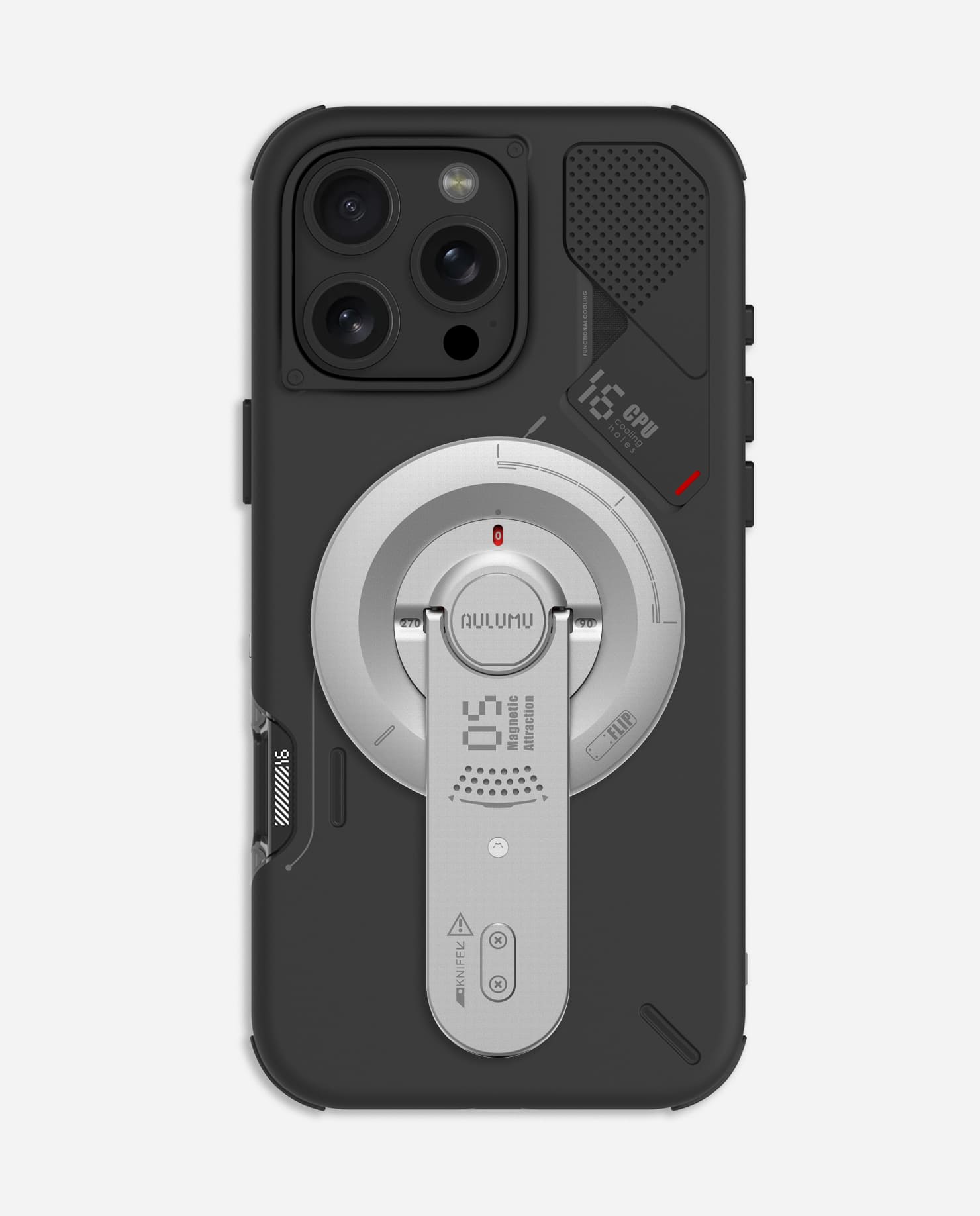 iPhone 16 Pro / Pro Max Slim Shockproof Case & G05 Air Next-Gen Hi-Per Magnetic Stand