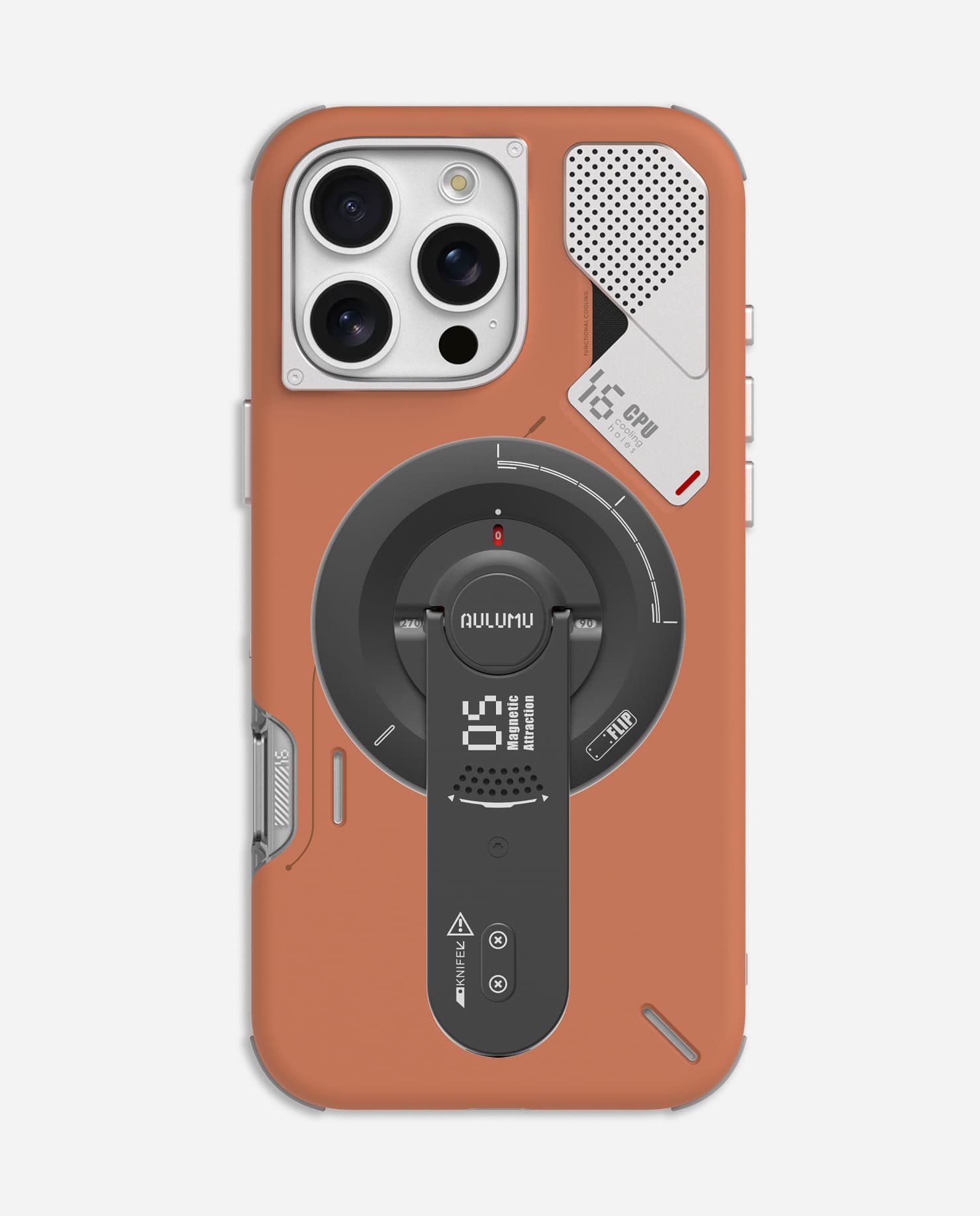 iPhone 16 Pro / Pro Max Slim Shockproof Case & G05 Air Next-Gen Hi-Per Magnetic Stand