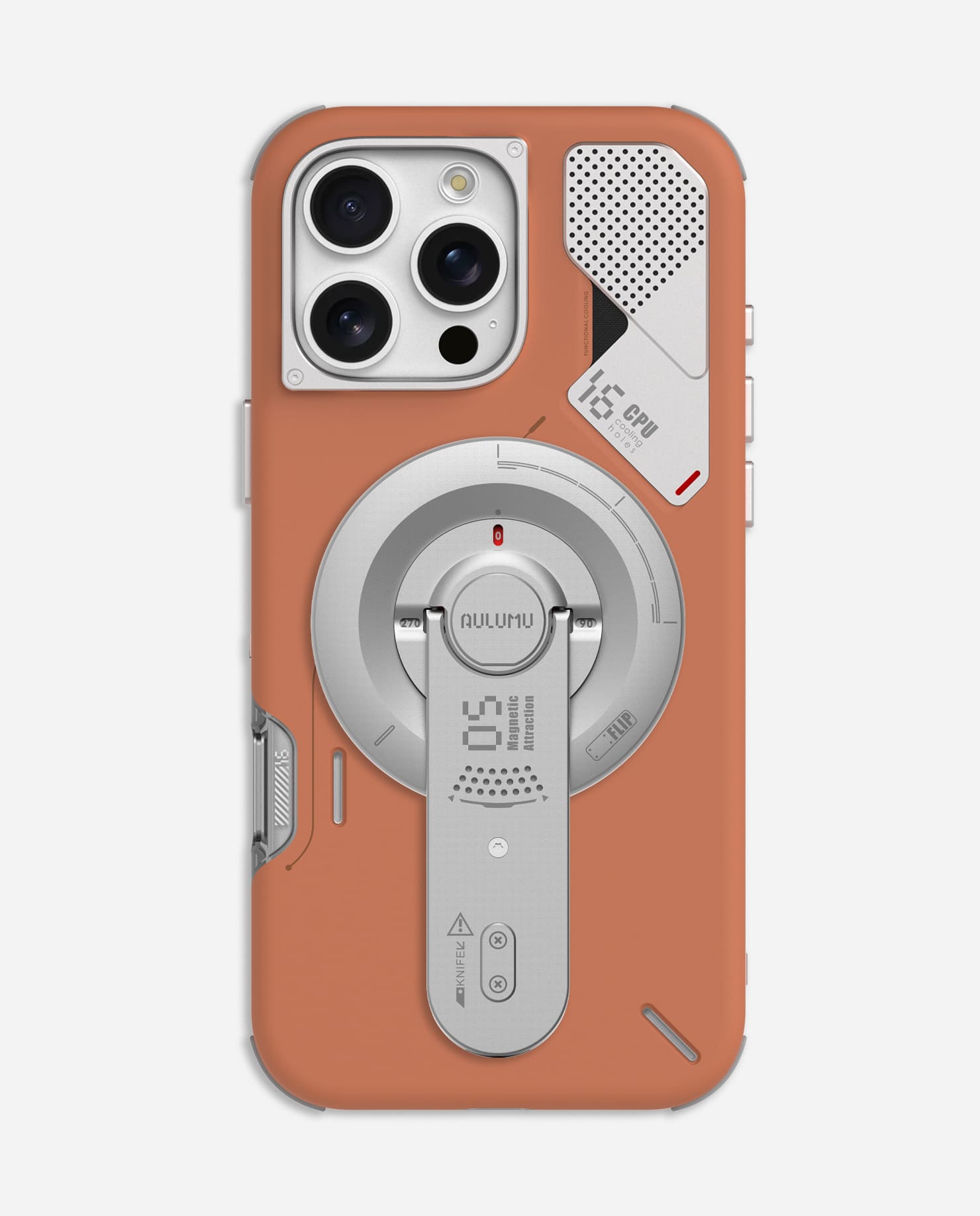 iPhone 16 Pro / Pro Max Slim Shockproof Case & G05 Air Next-Gen Hi-Per Magnetic Stand