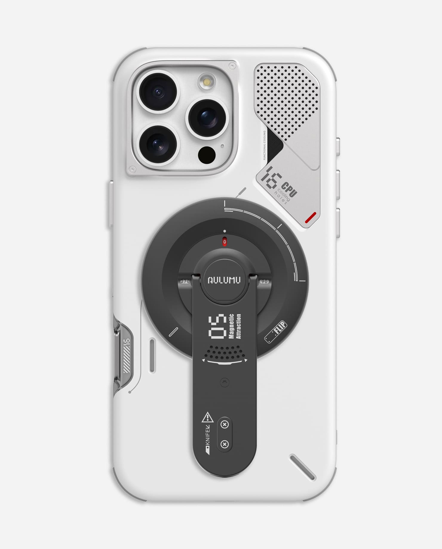 iPhone 16 Pro / Pro Max Slim Shockproof Case & G05 Air Next-Gen Hi-Per Magnetic Stand