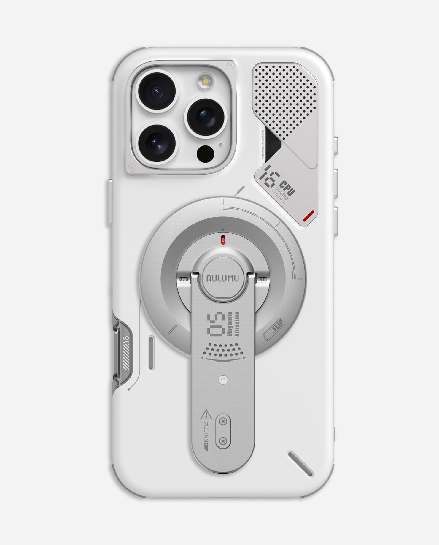 iPhone 16 Pro / Pro Max Slim Shockproof Case & G05 Air Next-Gen Hi-Per Magnetic Stand